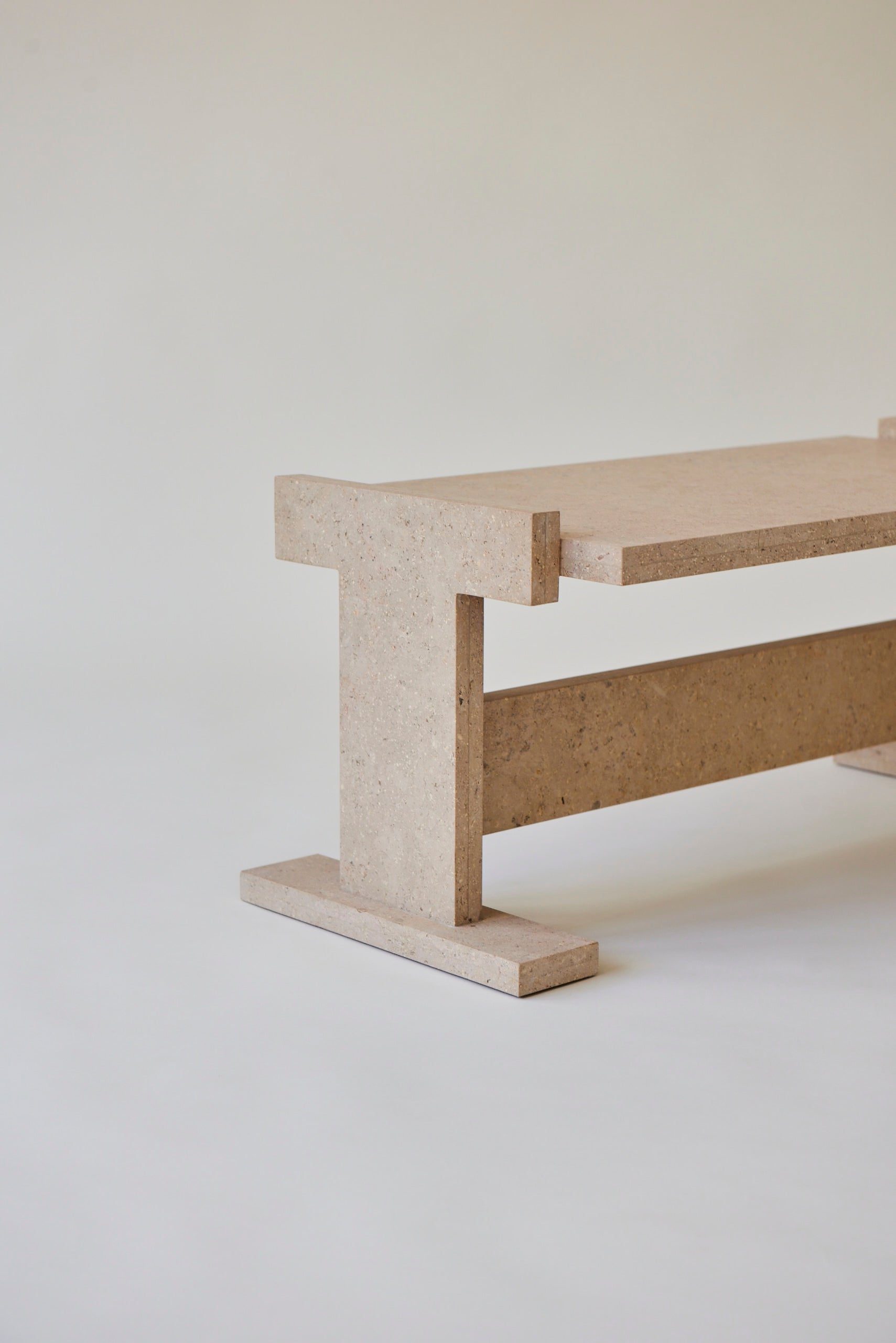 Limestone Neave Coffee Table by Nish Studio 4