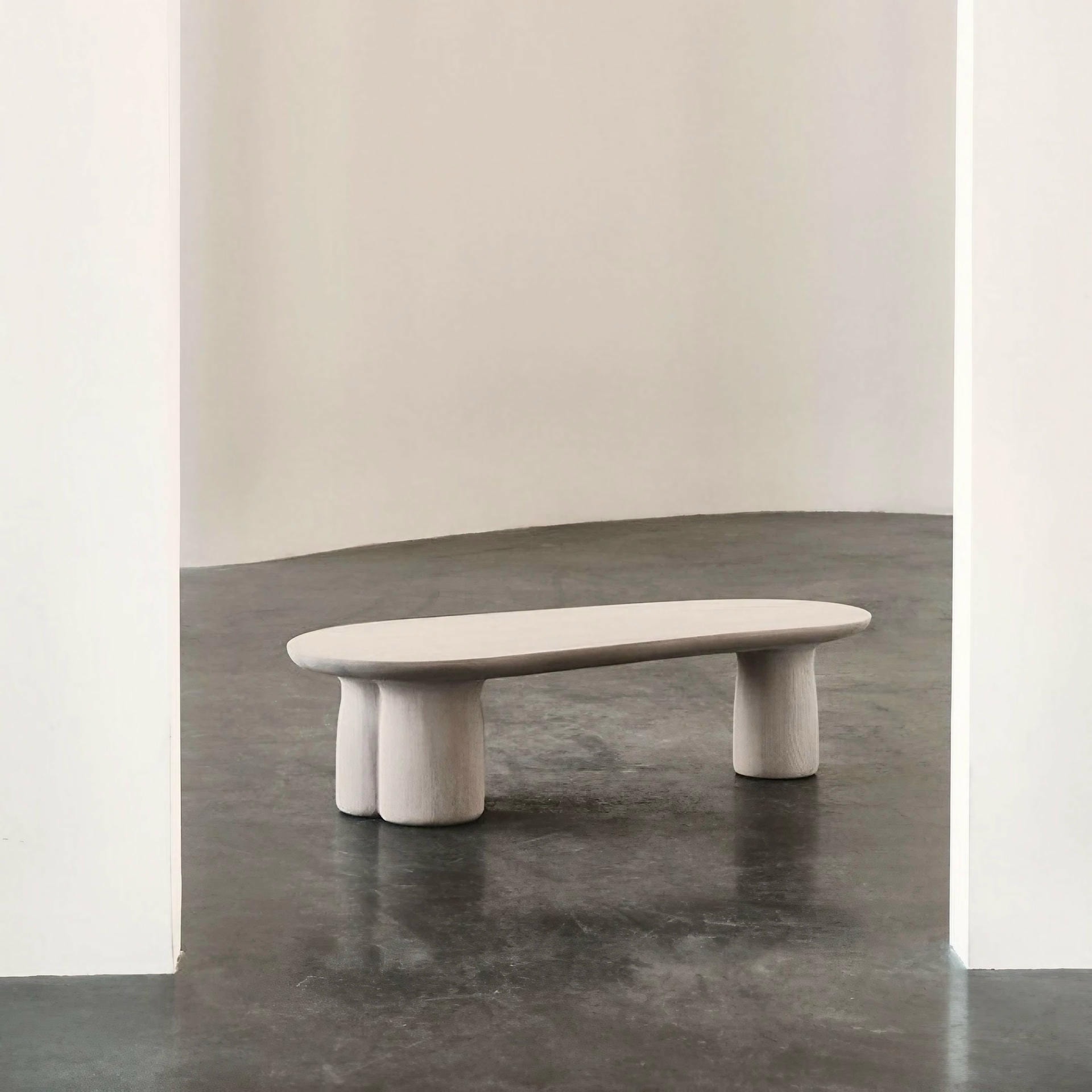 Long Black Coffee Table by Faina 6