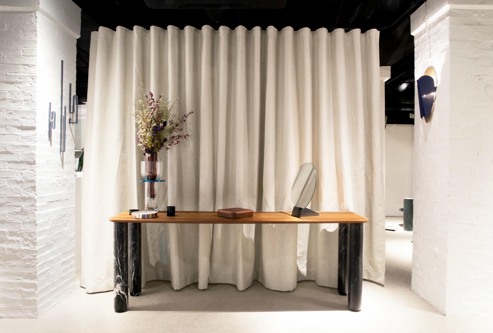 Medium White Marble Sunday Dining Table Jean Baptiste Souletie 5