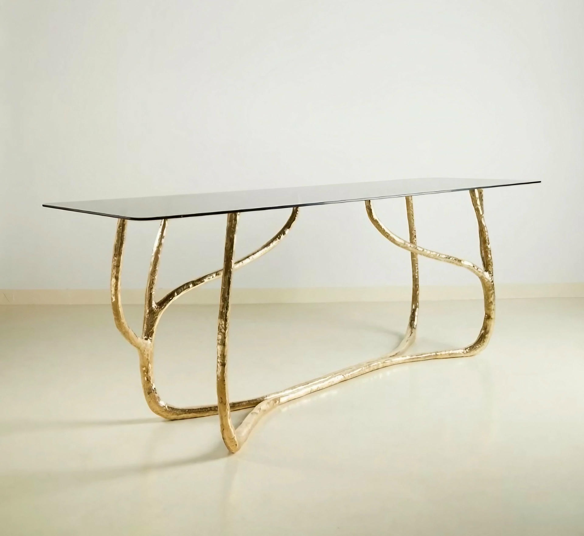 Molars Console Contemporary Sculptural Brass by Misaya 2