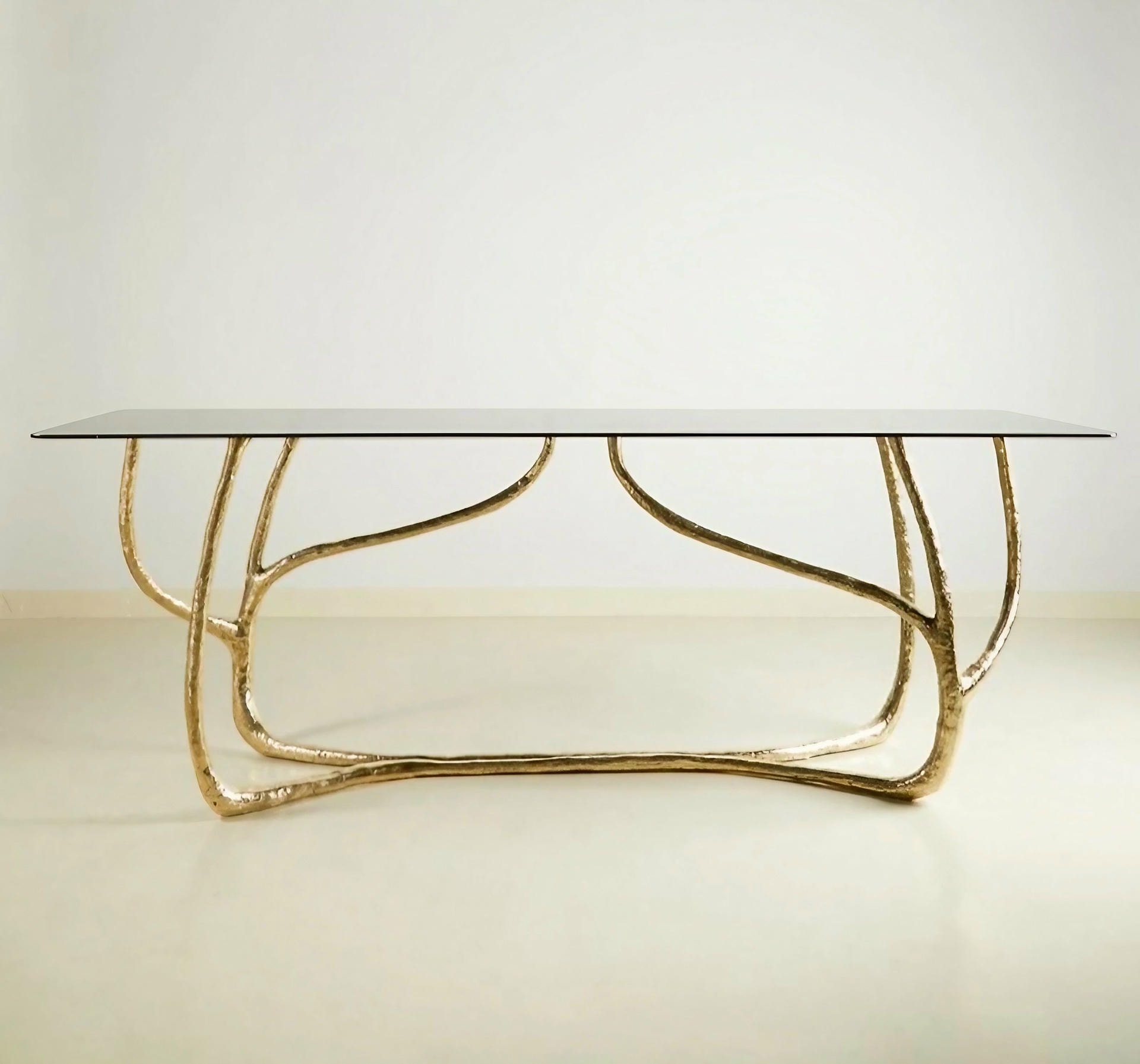 Molars Console Contemporary Sculptural Brass by Misaya 3