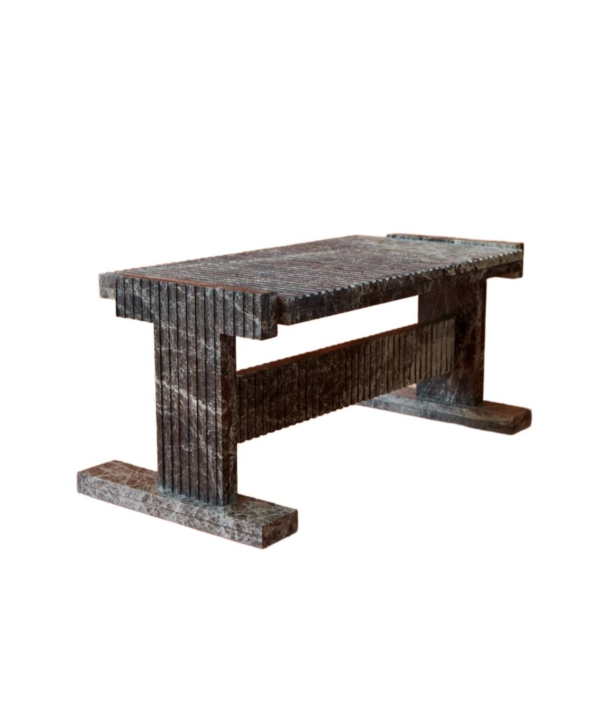 Olivia Emperador Neave Coffee Table by Nish Studio 1