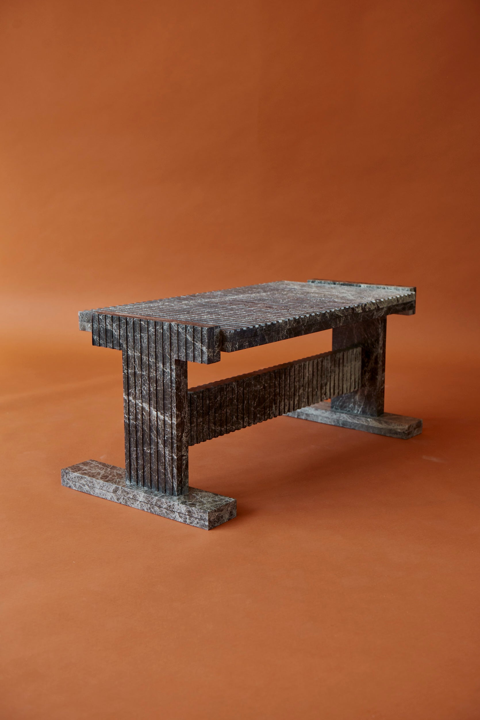 Olivia Emperador Neave Coffee Table by Nish Studio 2