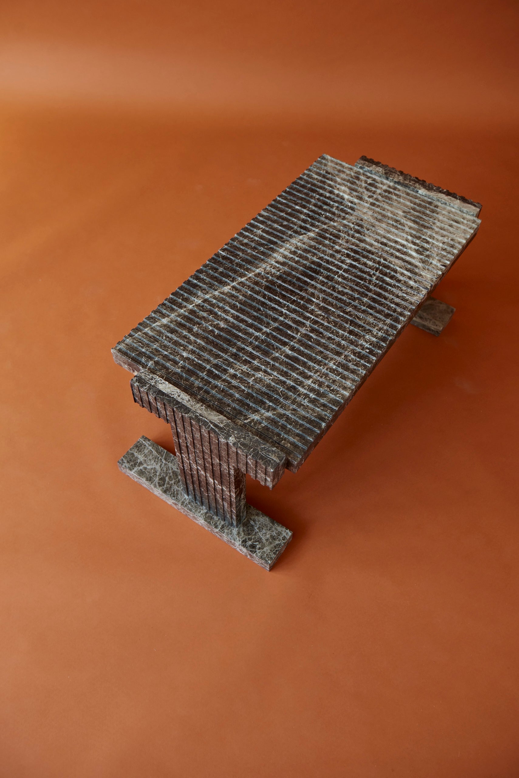 Olivia Emperador Neave Coffee Table by Nish Studio 4