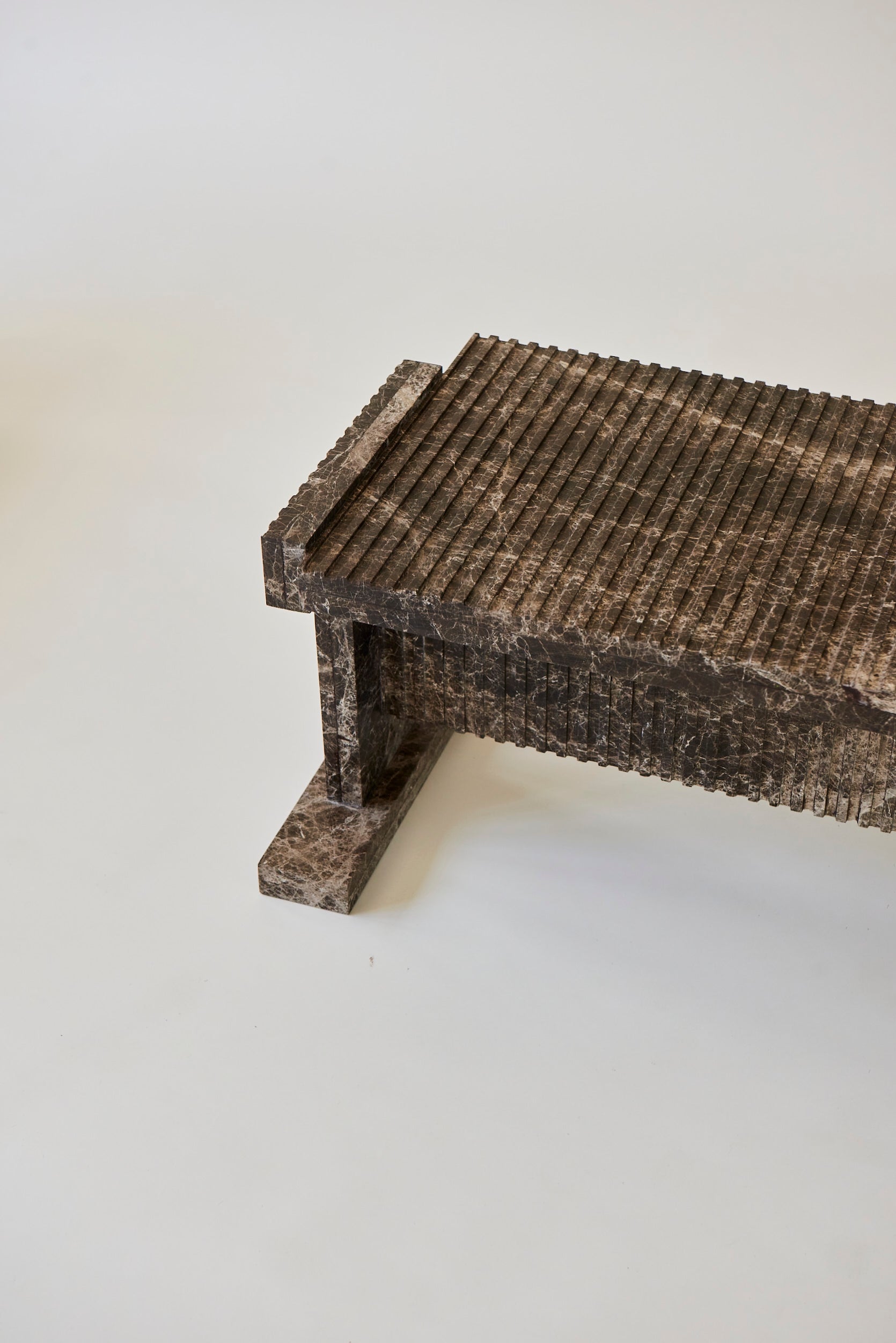 Olivia Emperador Neave Coffee Table by Nish Studio 9