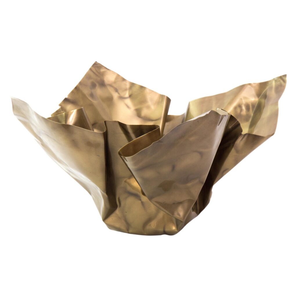 Paper Brass Bowl III by Gentner Design 1