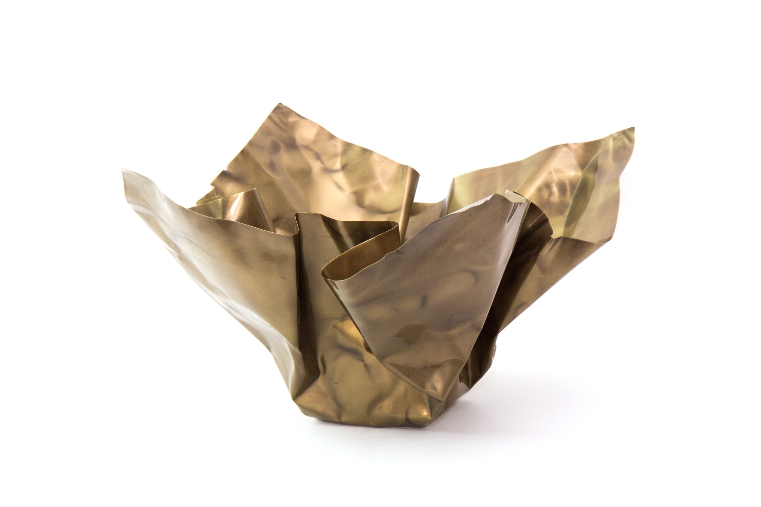 Paper Brass Bowl III by Gentner Design 2