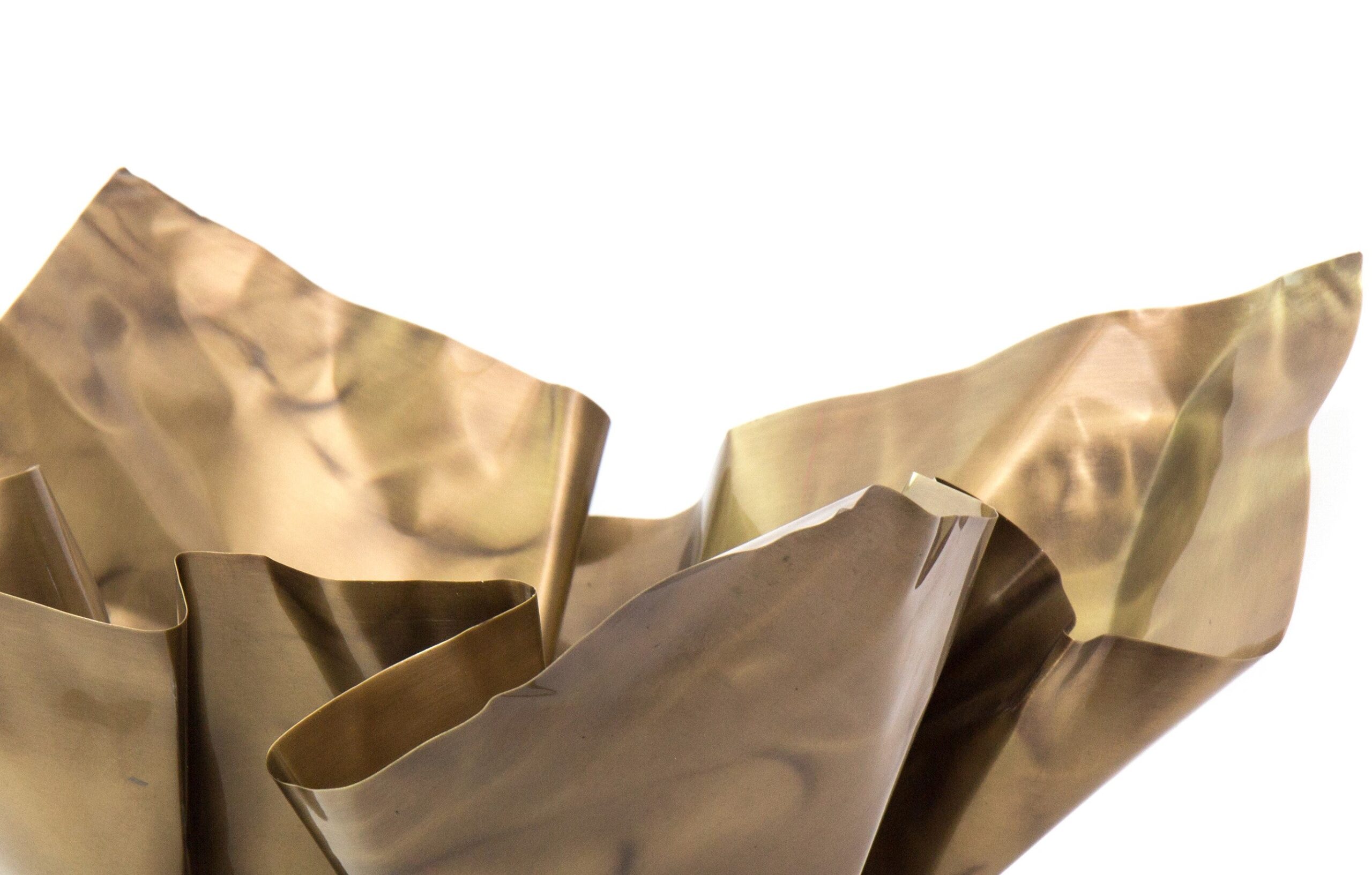 Paper Brass Bowl III by Gentner Design 4