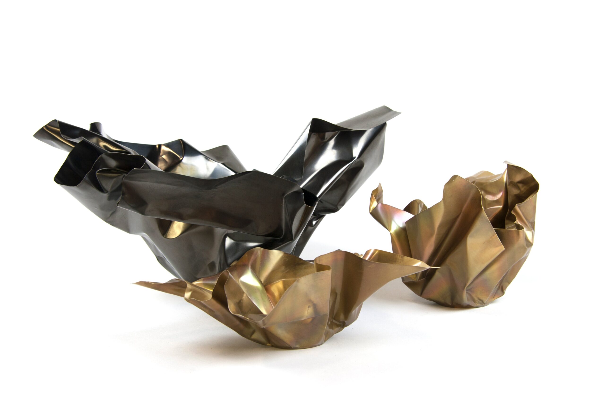 Paper Brass Bowl III by Gentner Design 5