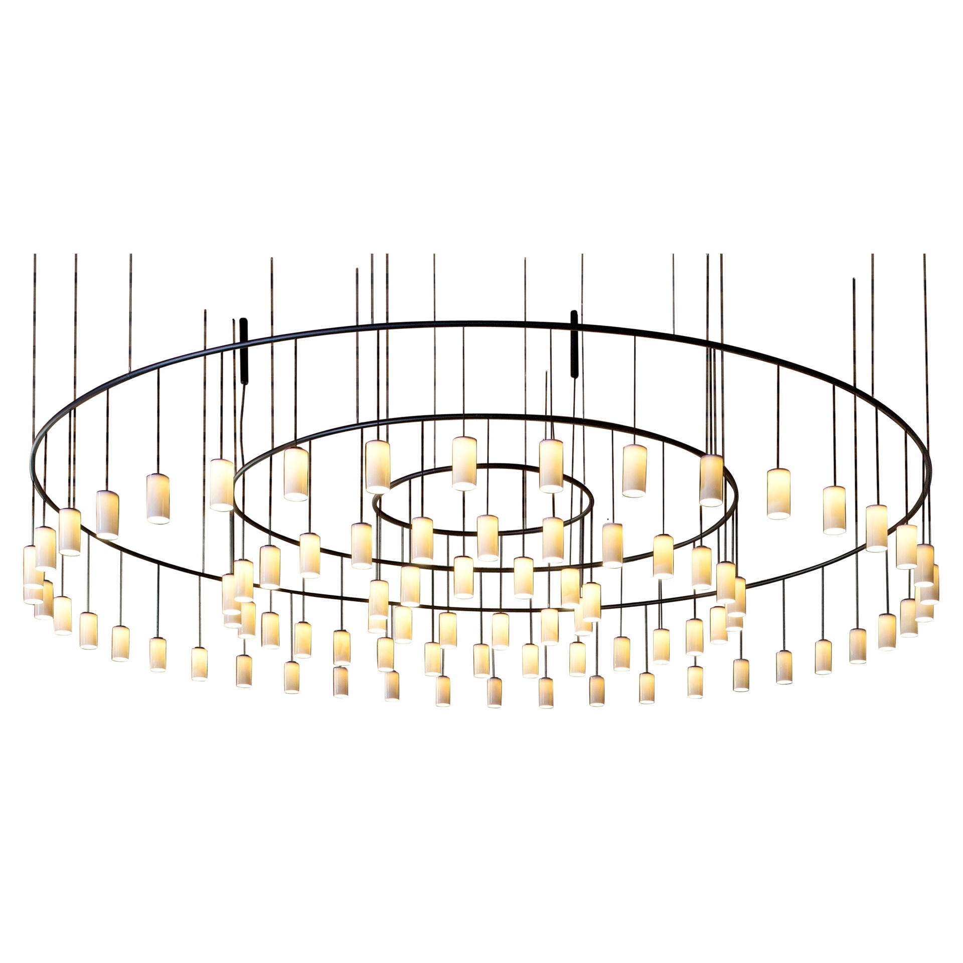 Porcelain Cirio Circular Pendant Lamp by Antoni Arola 1