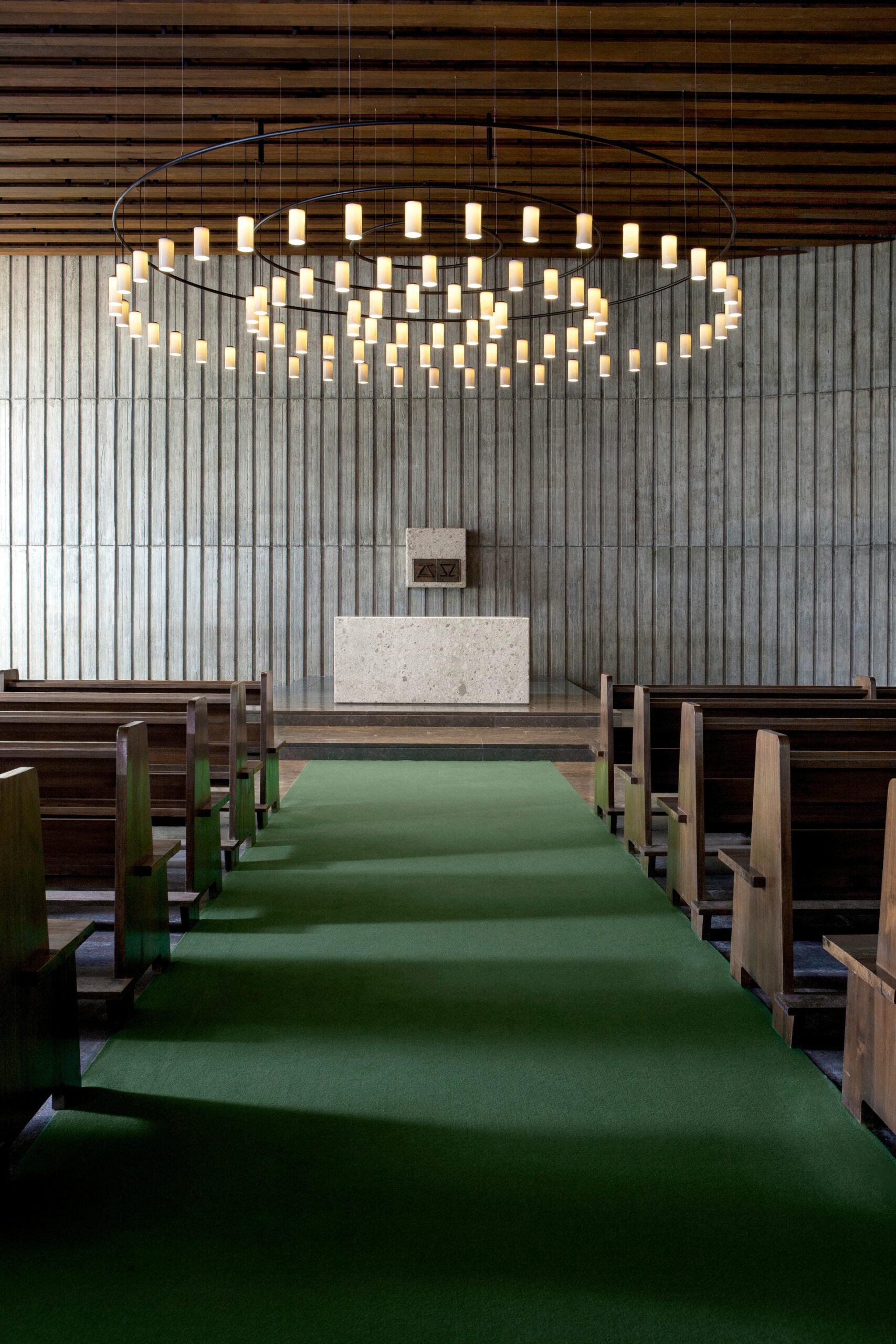Porcelain Cirio Circular Pendant Lamp by Antoni Arola 3