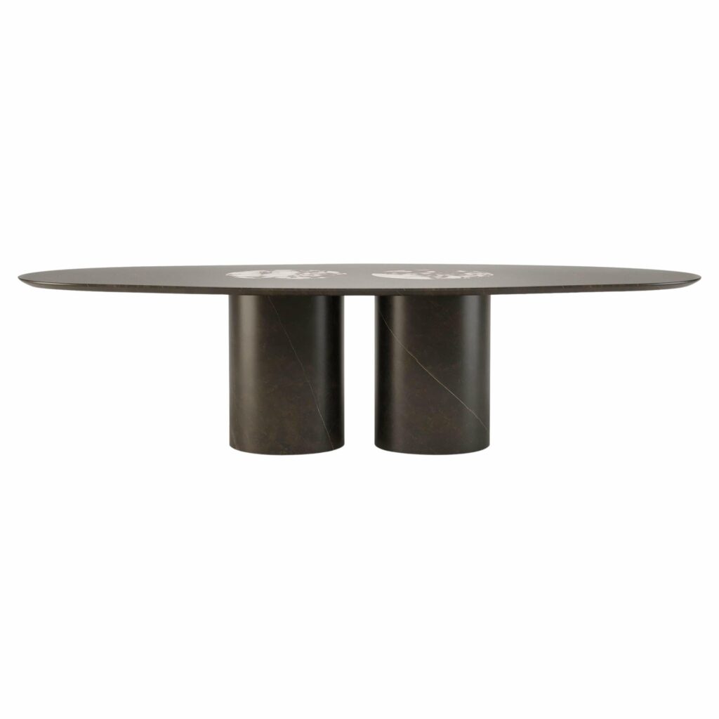 Salvante D1 Dining Table by Piotr Dabrowa Marble Nero Calatorao 1