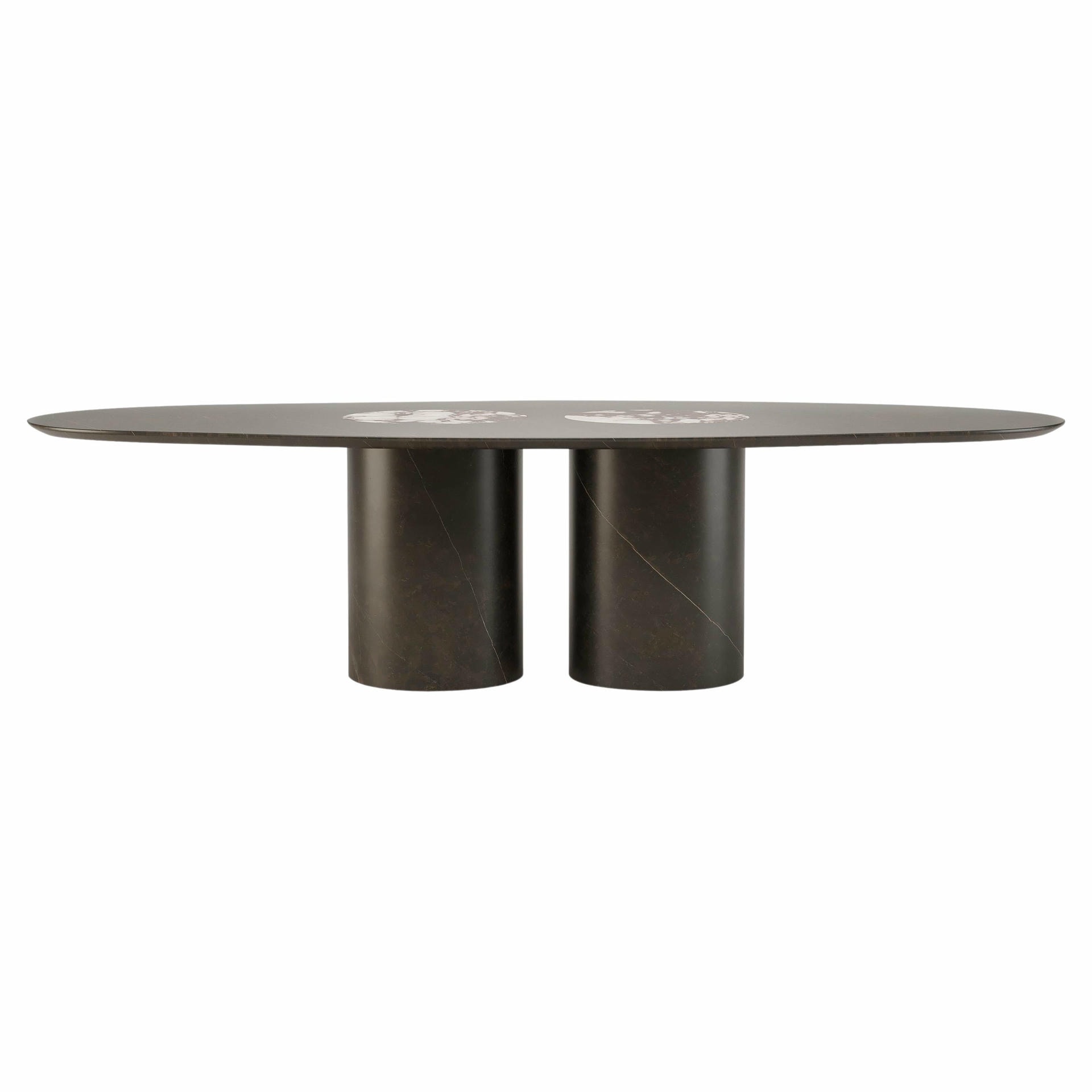 Salvante D1 Dining Table by Piotr Dabrowa Marble Nero Calatorao 1