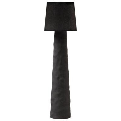 Sculpted Clay Floor Lamp by Faina