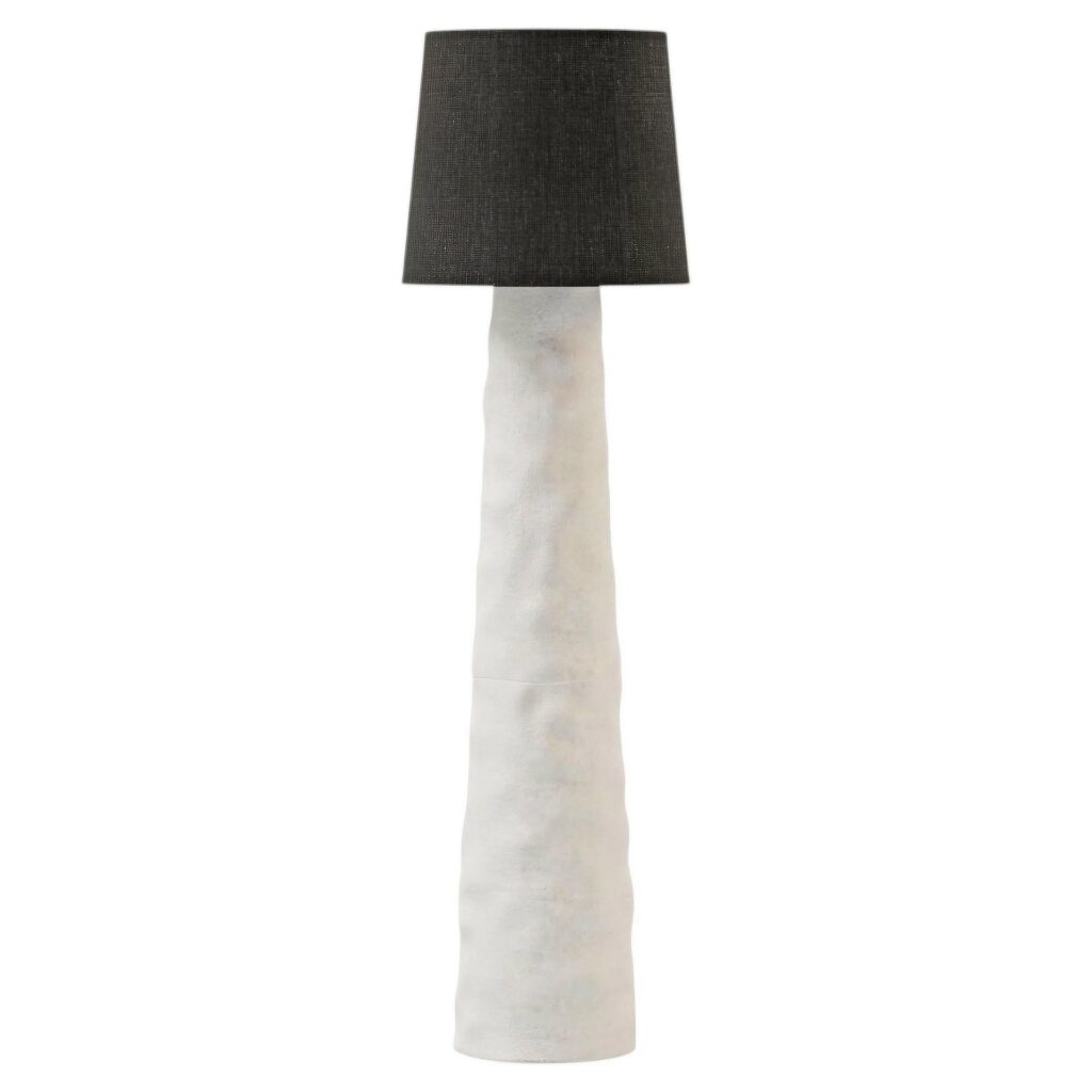 Sculpted Clay Floor Lamp by FAINA 1