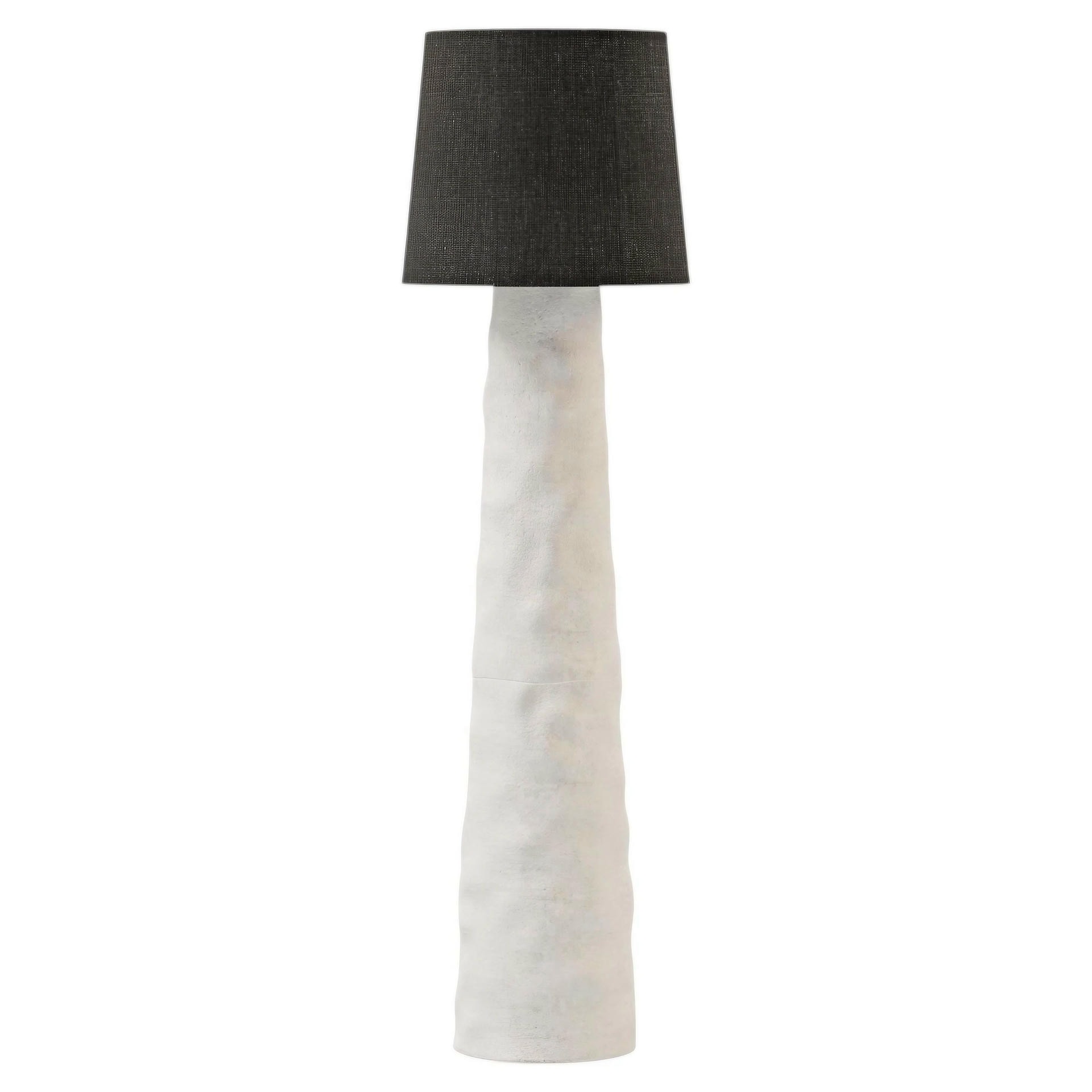 Sculpted Clay Floor Lamp by FAINA 1