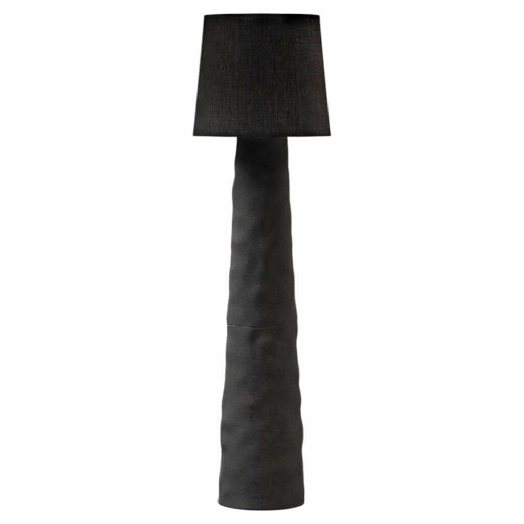 Sculpted Clay Floor Lamp by Faina 1 (2)