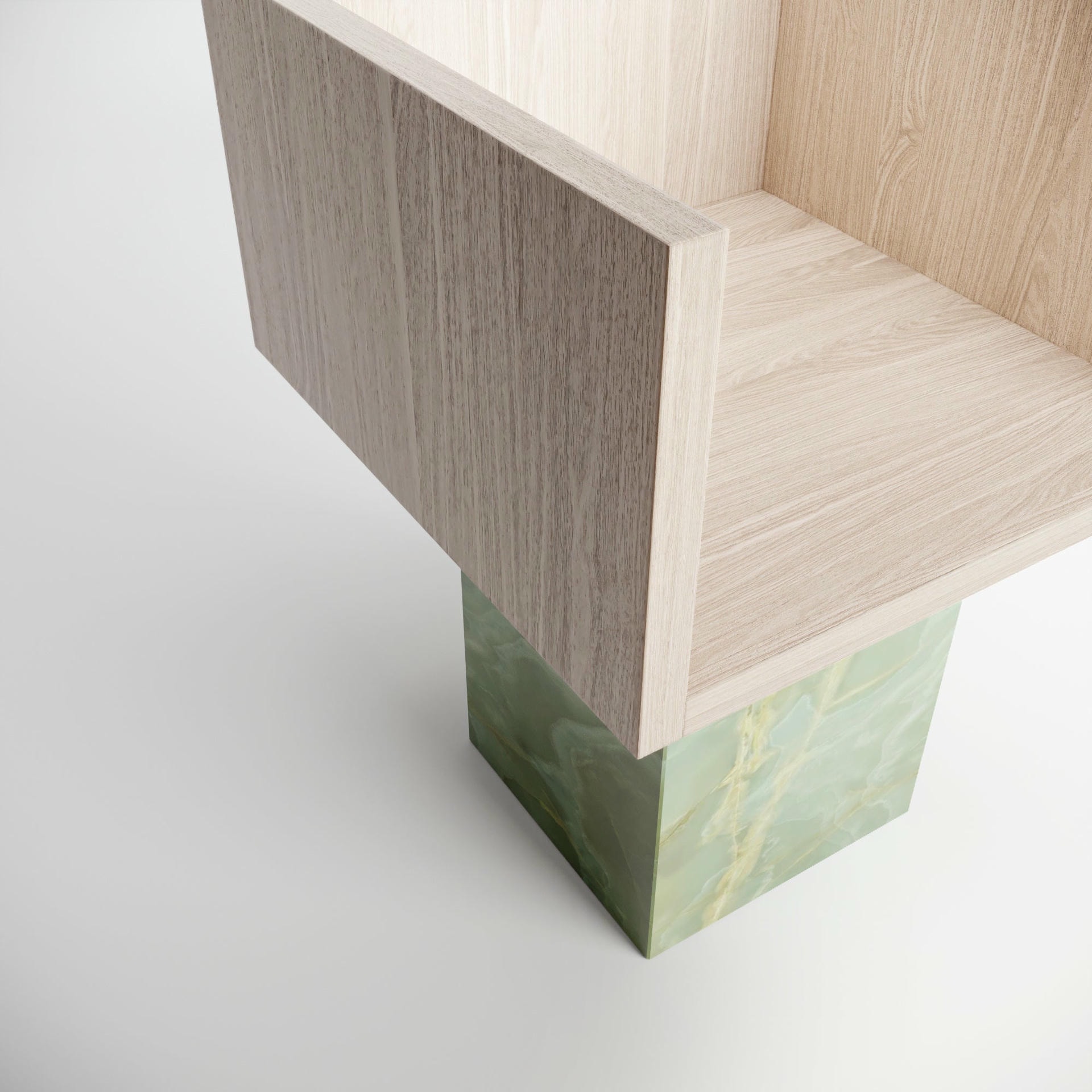 Trono Onyx Green Persian Chair by Lisa Franzen 3