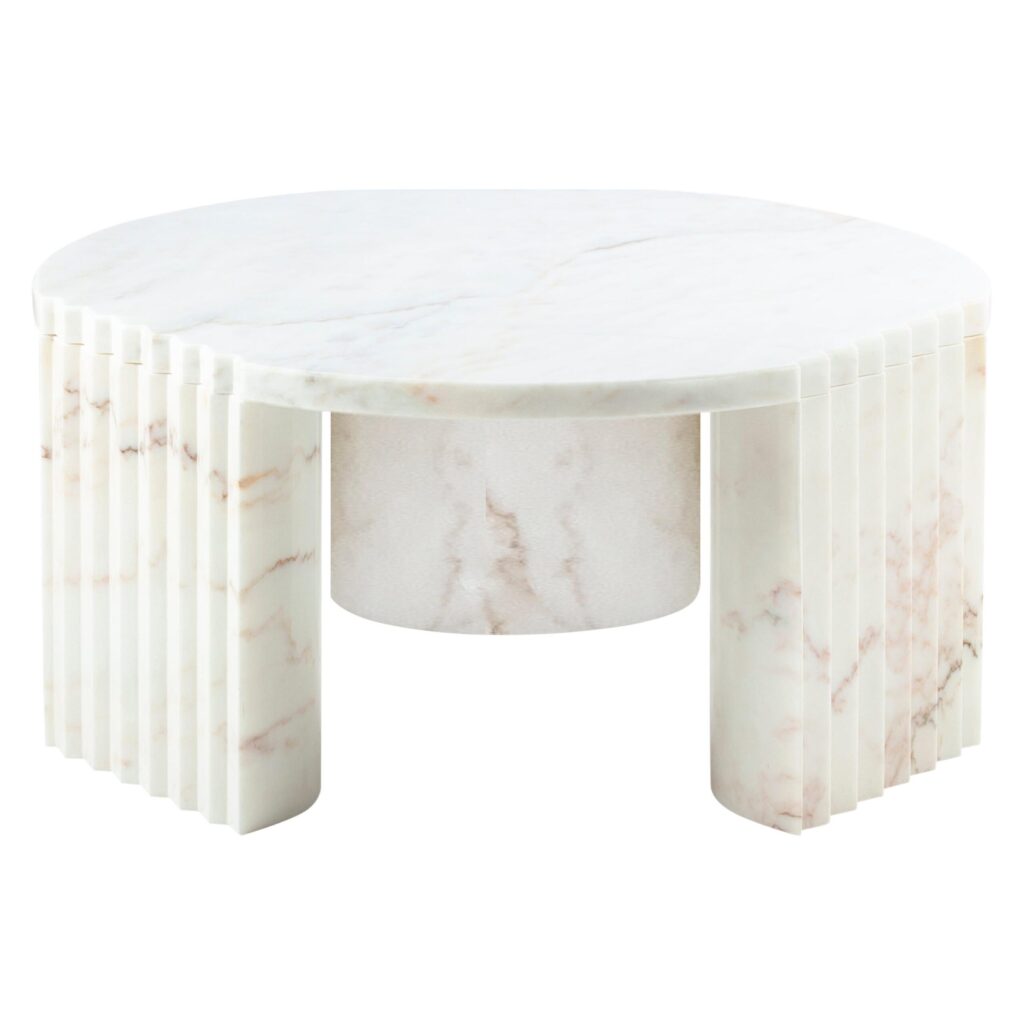 Unique Marble Caravel Center Table by Collector 1