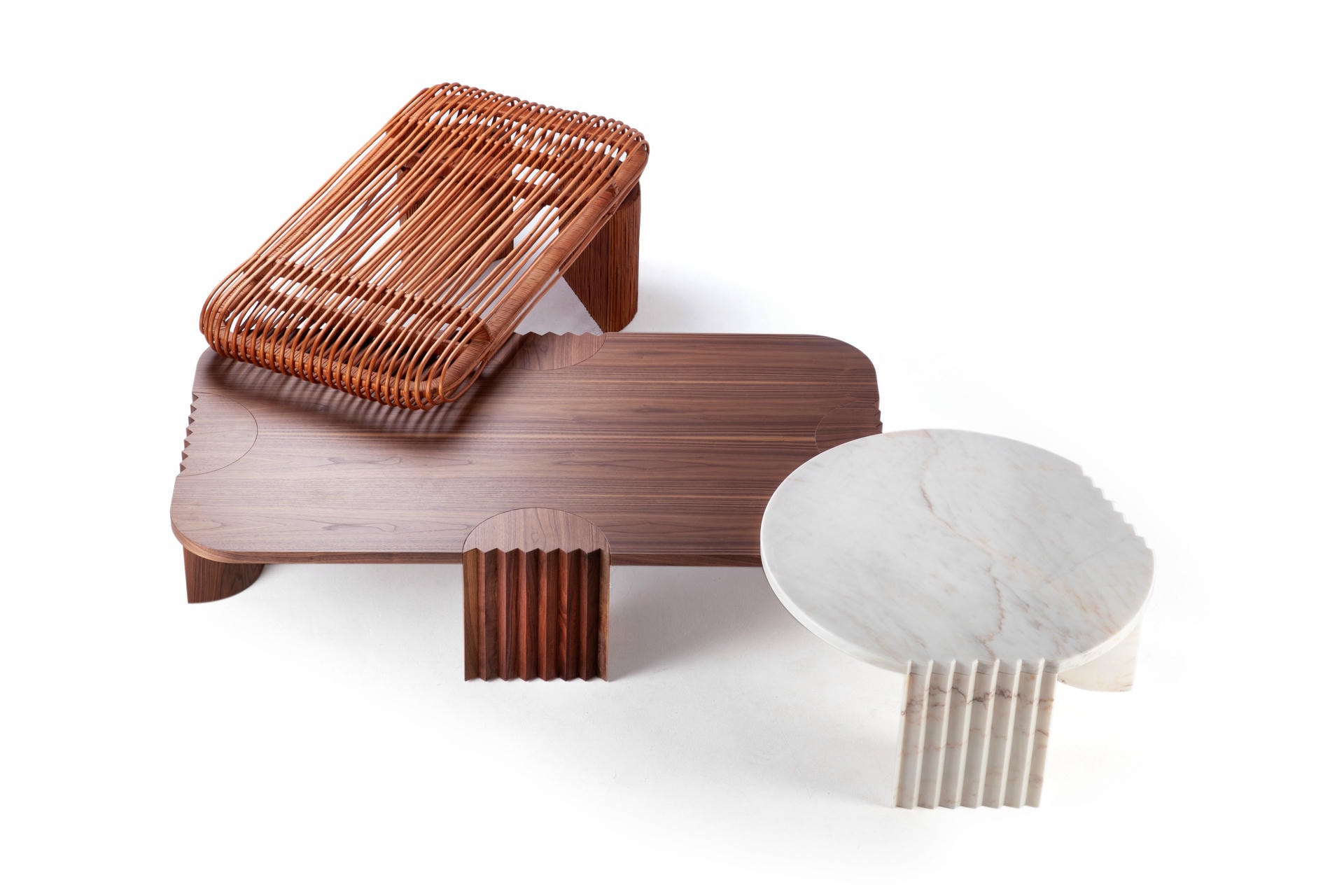 Unique Marble Caravel Center Table by Collector 8