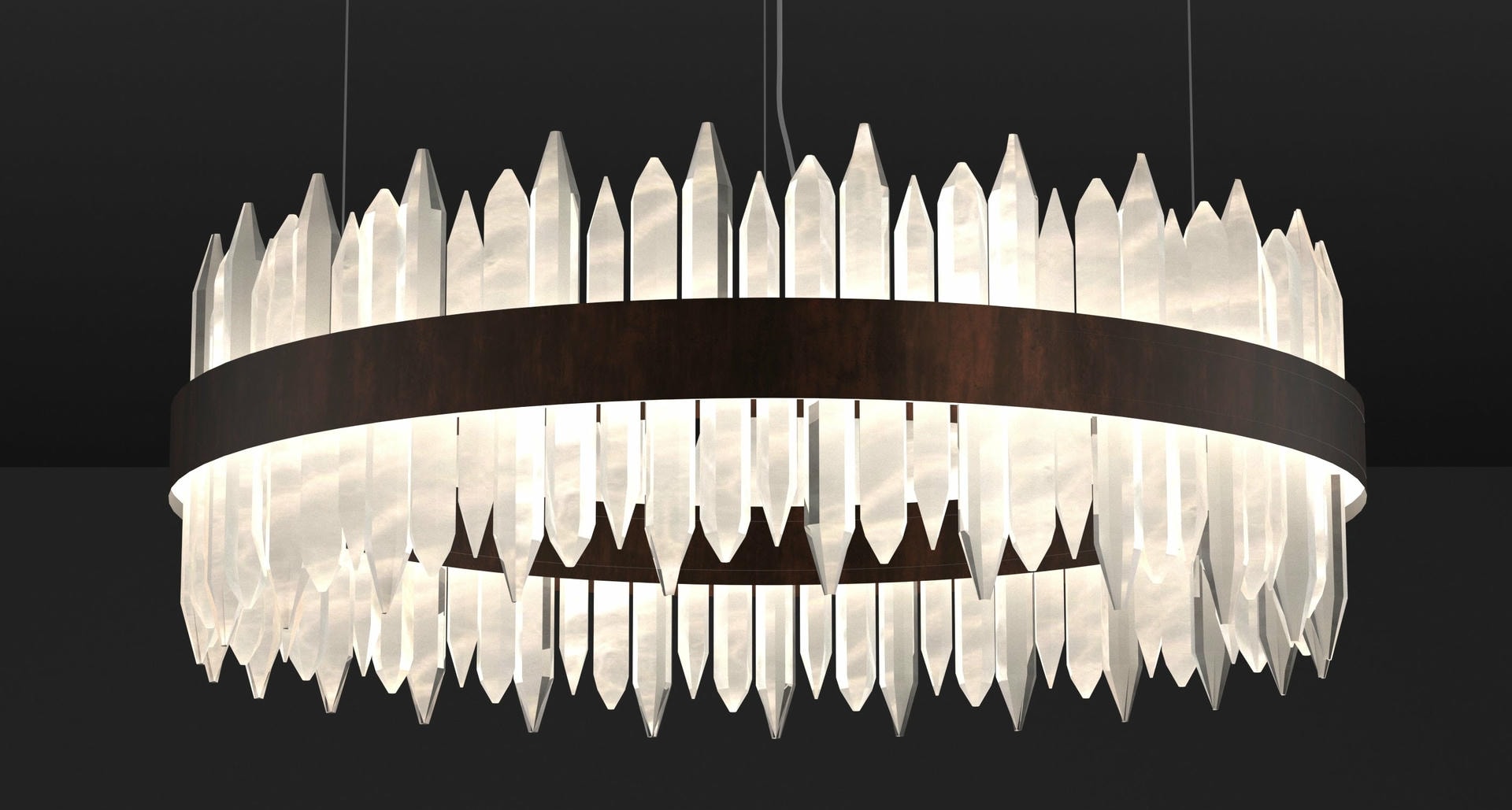 Urano Ruggine of Florence 100 Pendant Light 2 by Alabastro Italiano 3