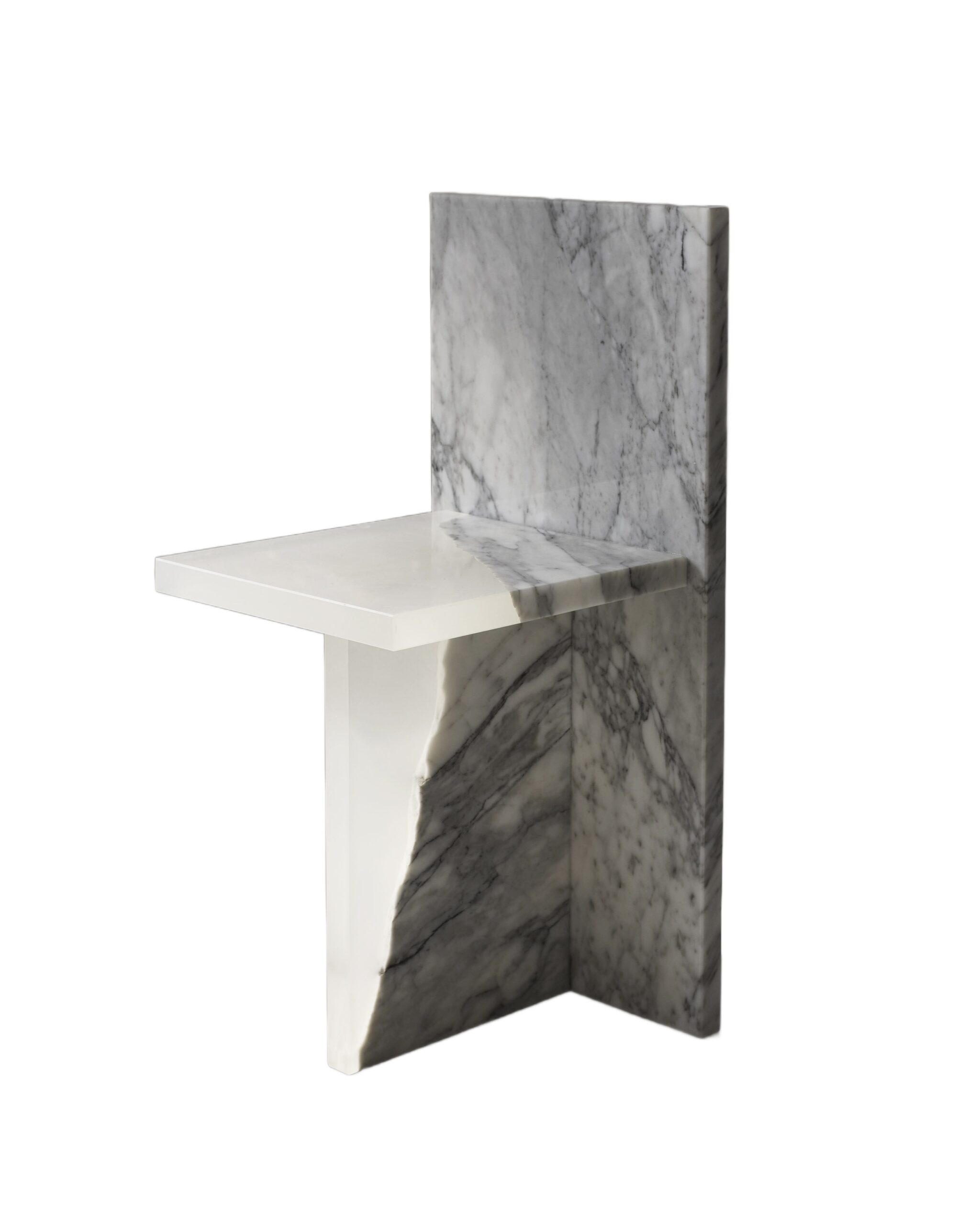 White Marble Fragment Chair by Jang Hea Kyoung 1