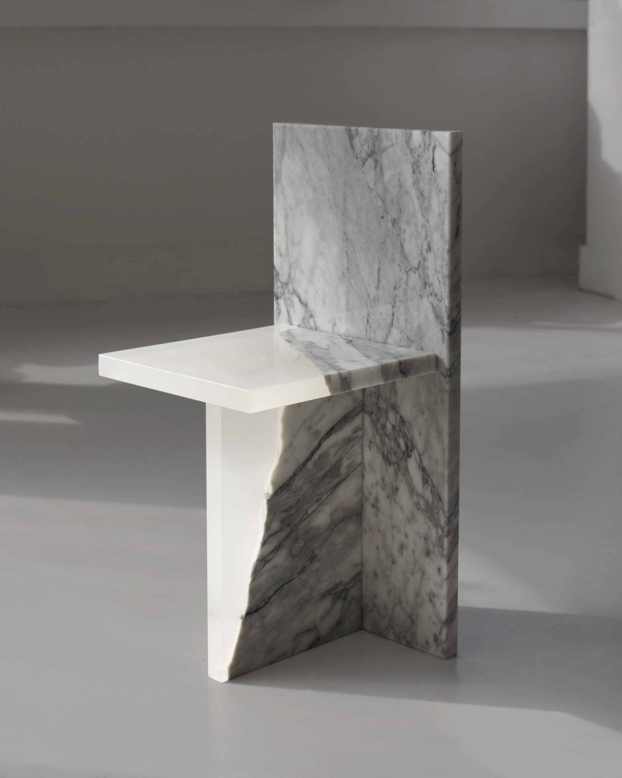 White Marble Fragment Chair by Jang Hea Kyoung 2