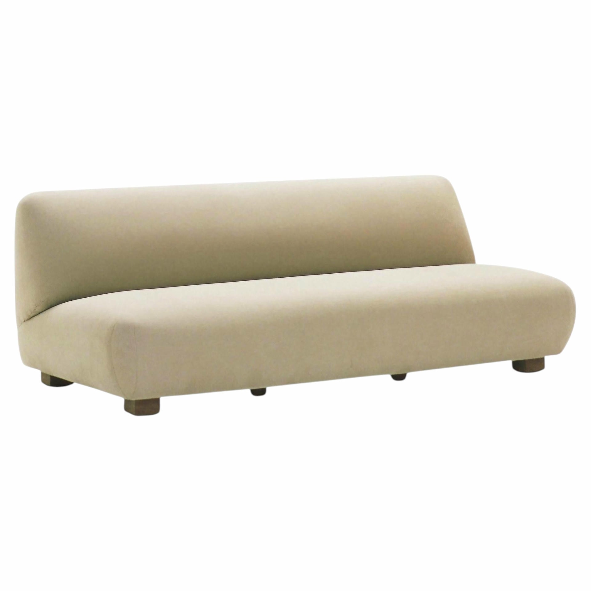 Beige Two Seat Cadaques Contemporary Art Sofa by Federico Correa Alfonso Mila 1