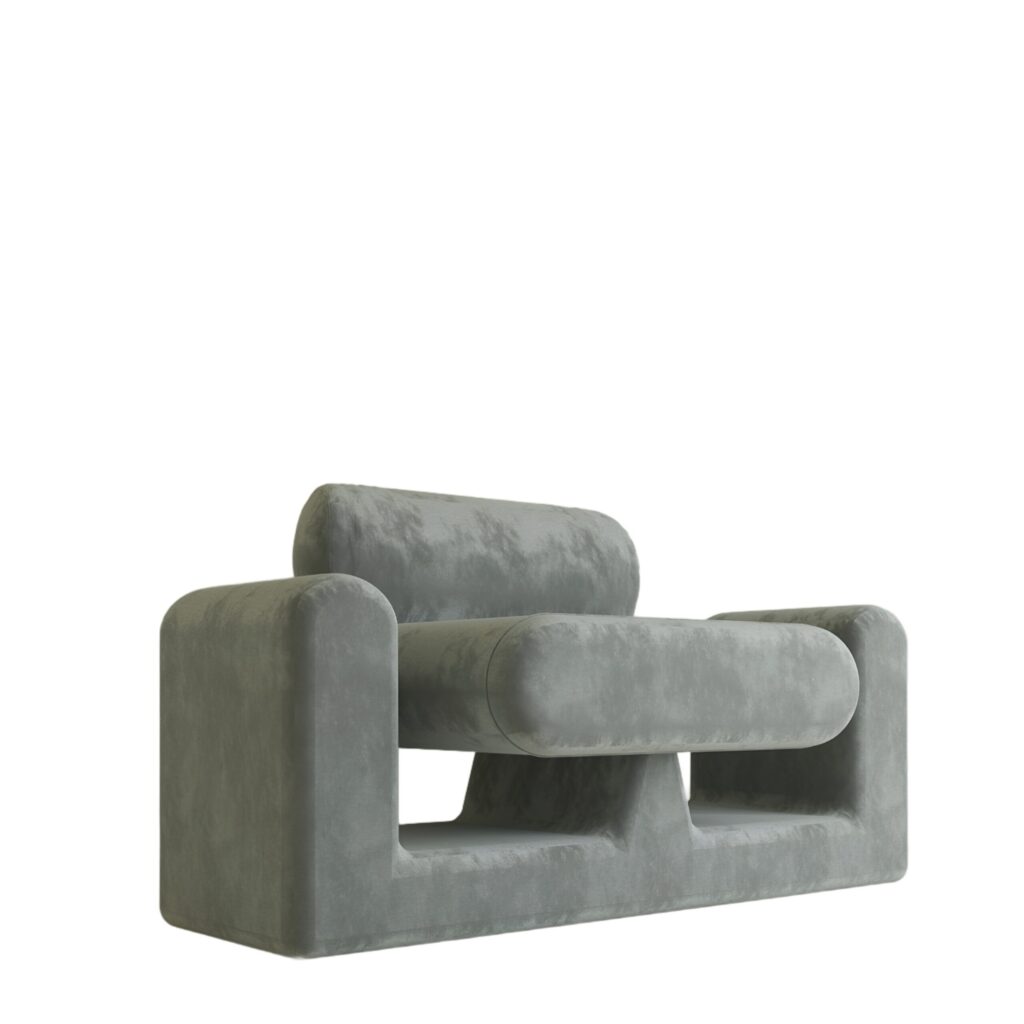Hug Grey Chair by Rejo Studio 1