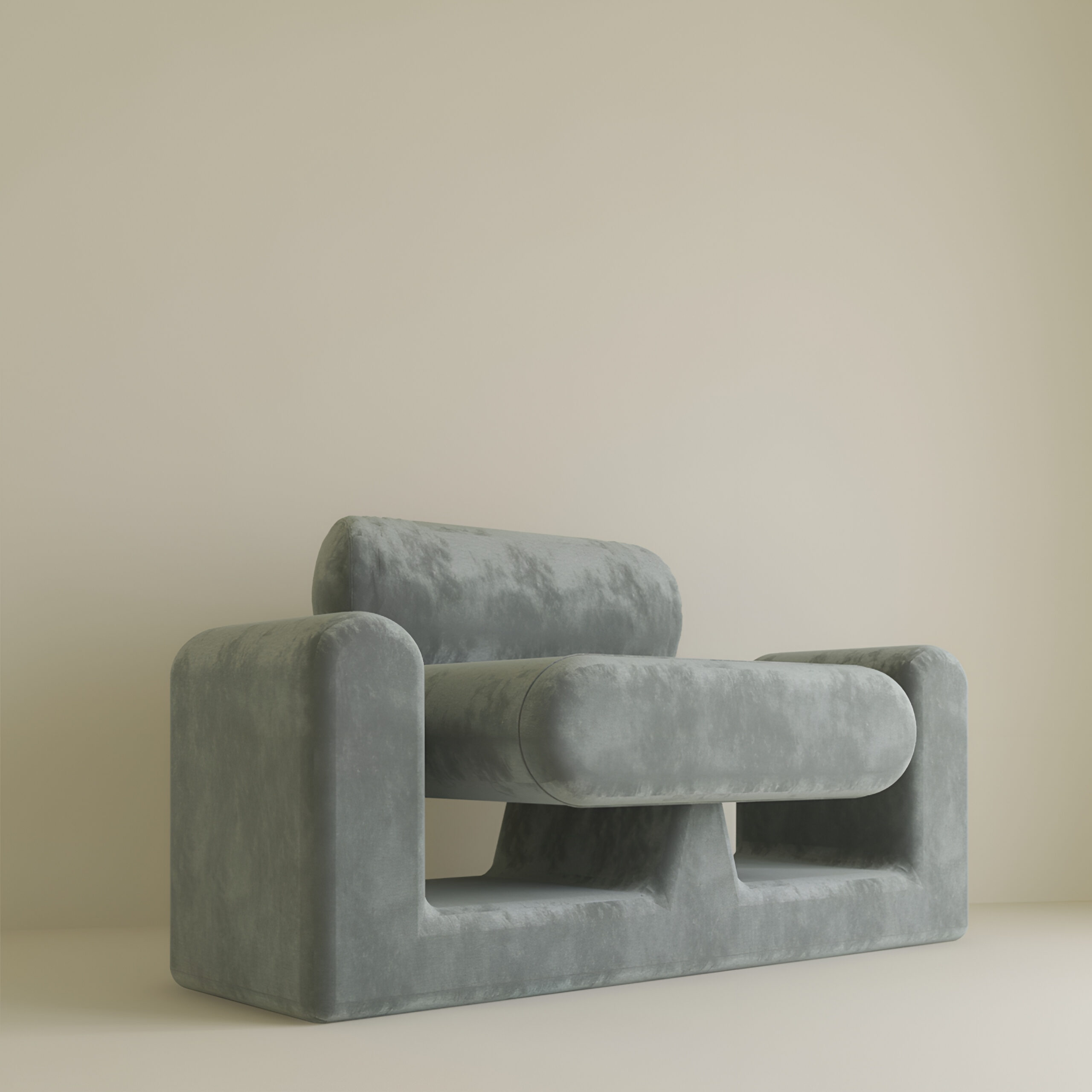 Hug Grey Chair by Rejo Studio 2
