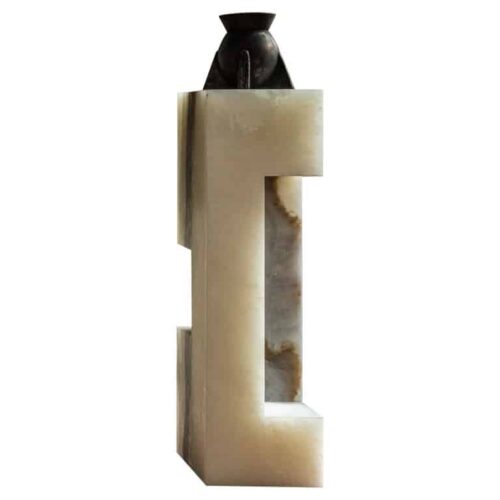 Onyx pedestal III by Pietro Franceschini. 1