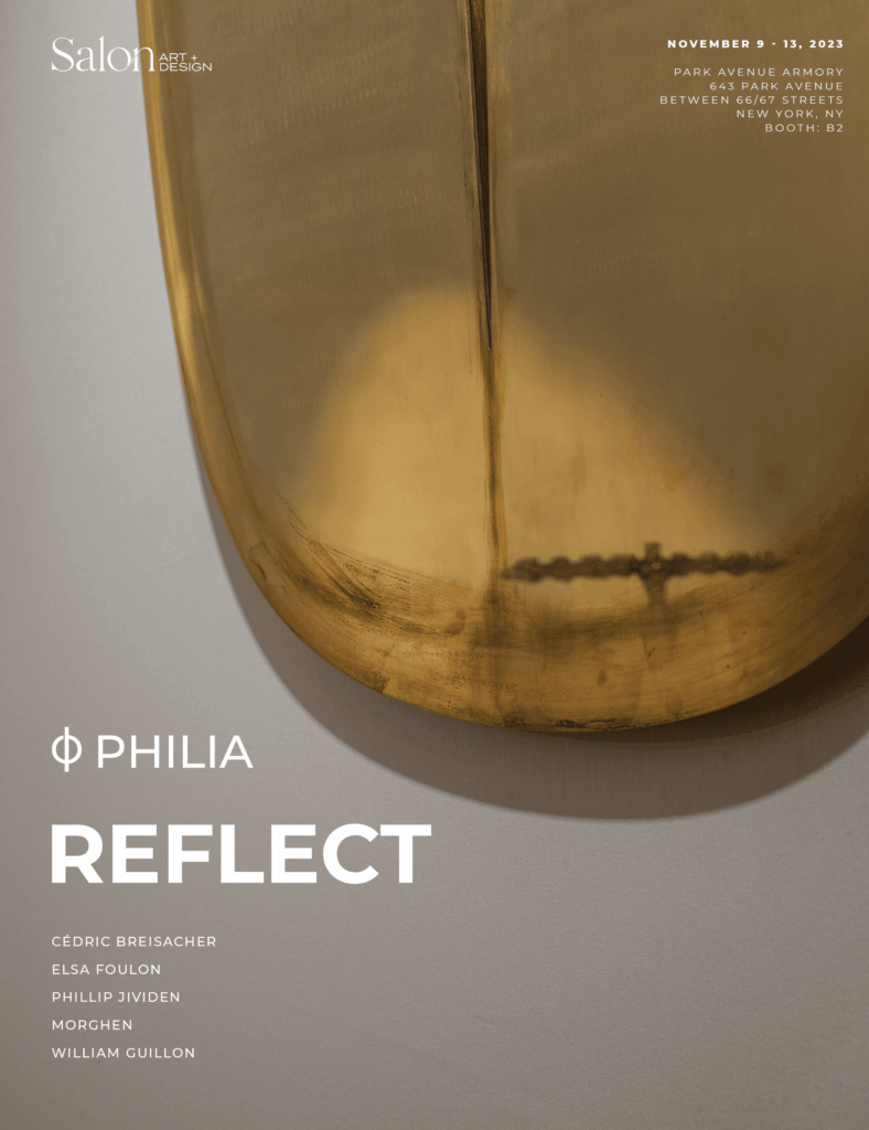 poster galerie philia reflect salon design new york