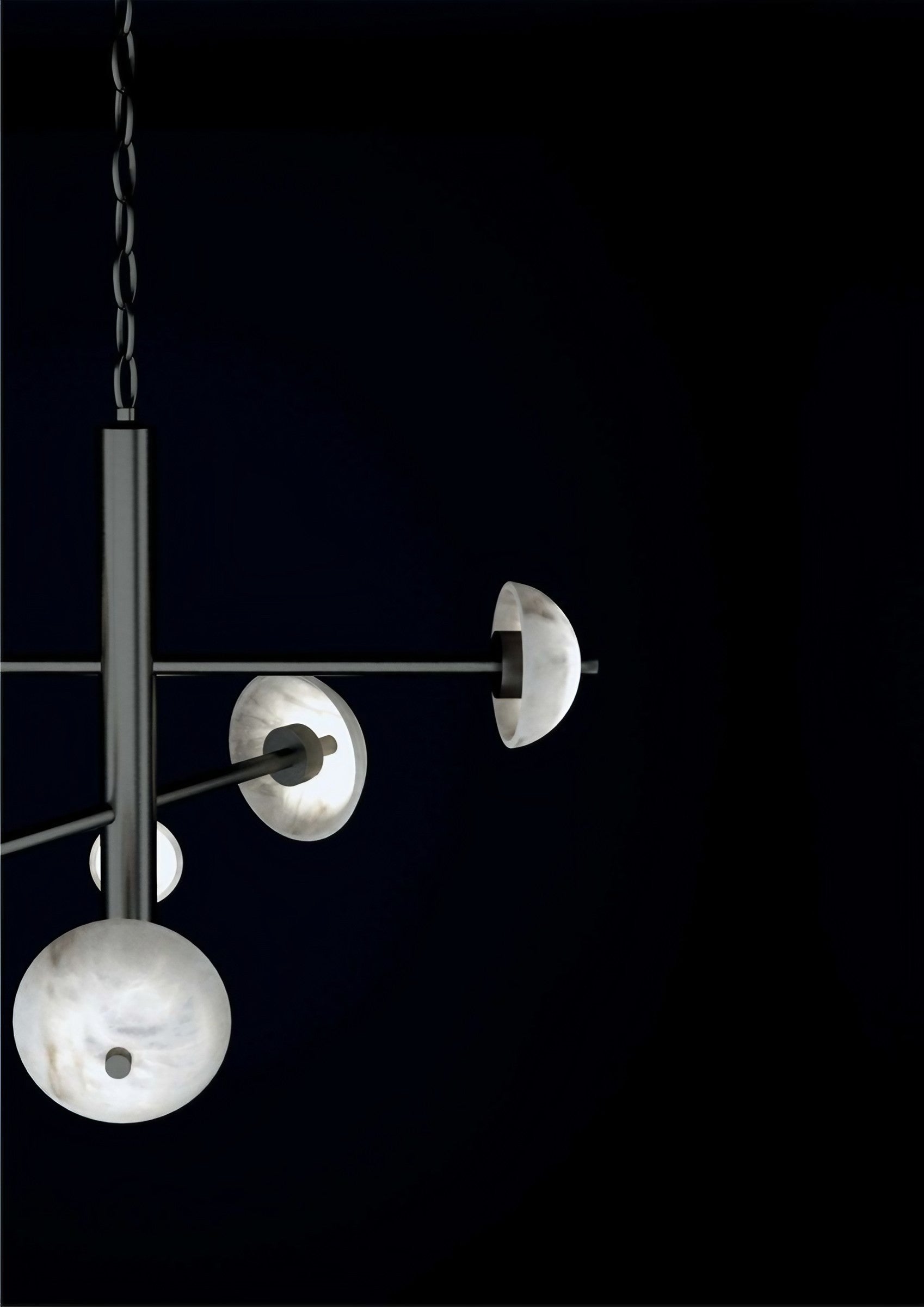 Apollo Ruggine Of Florence Metal Pendant Lamp by Alabastro Italiano 4