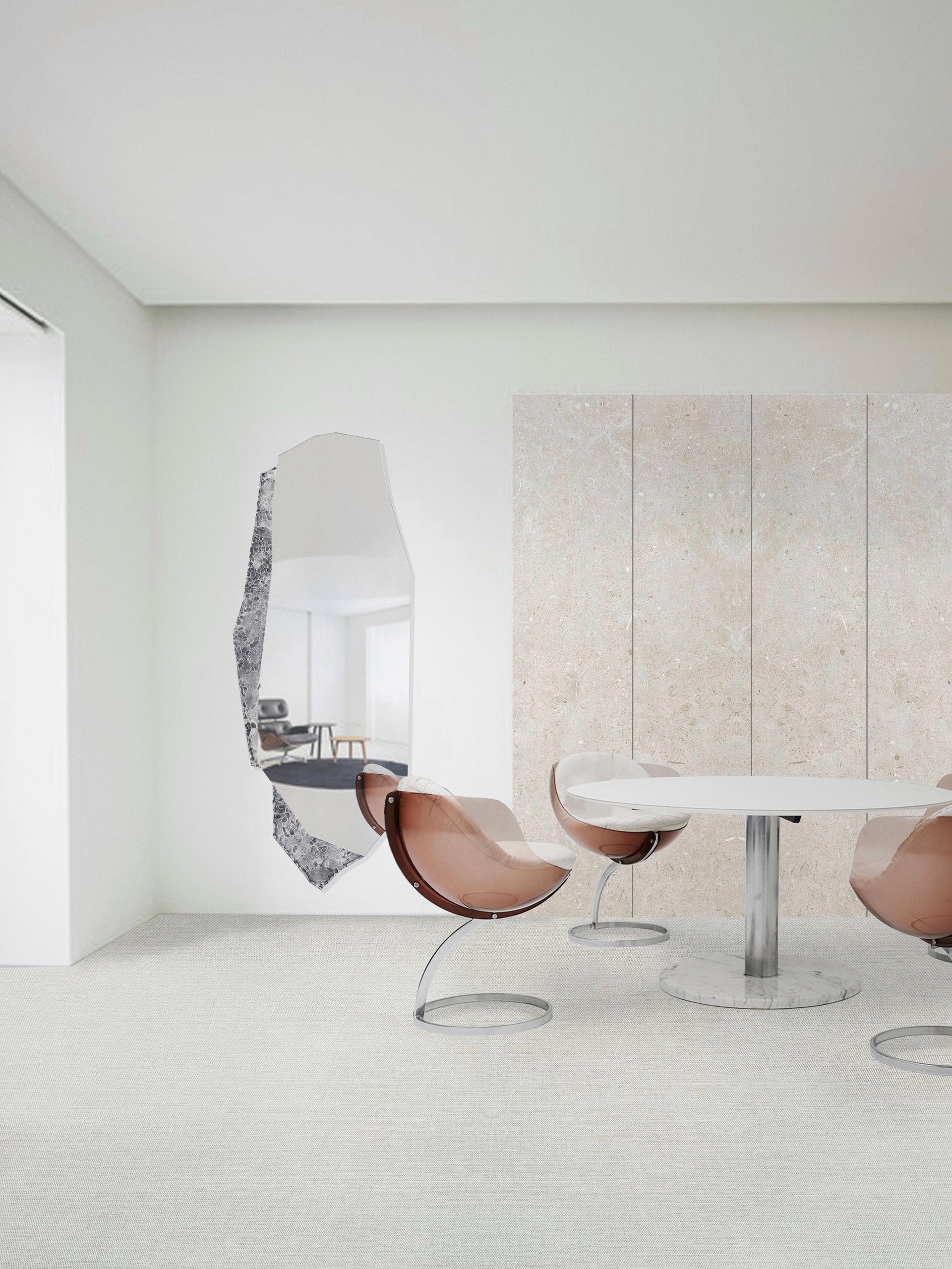 Fragment Wall Mirror by ROCHE FRERES 18