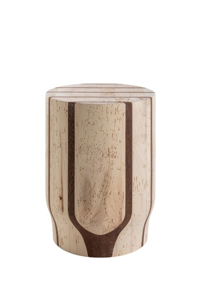 Jeunesse Wengè Stool by Secondome Edizioni and Studio F 1