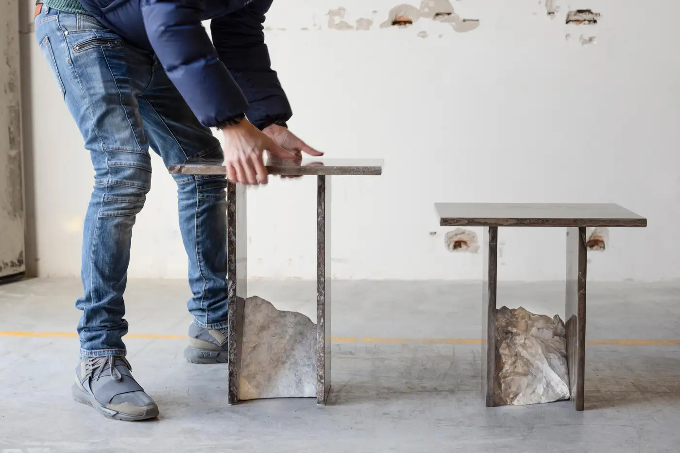 SST013 2 Side Table by Stone Stackers 6