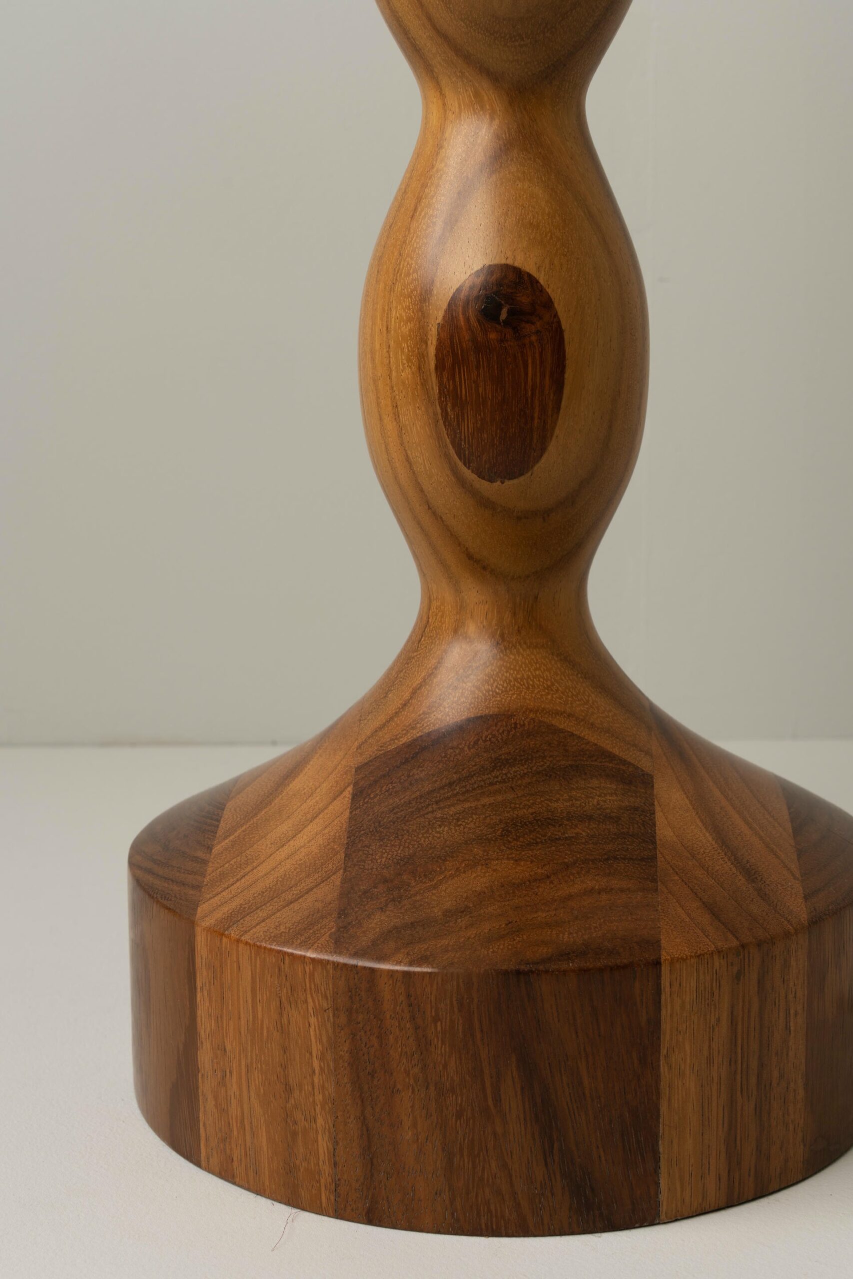 Tamarindo Sculpted Wood Glow Floor Lamp by Isabel Moncada 4