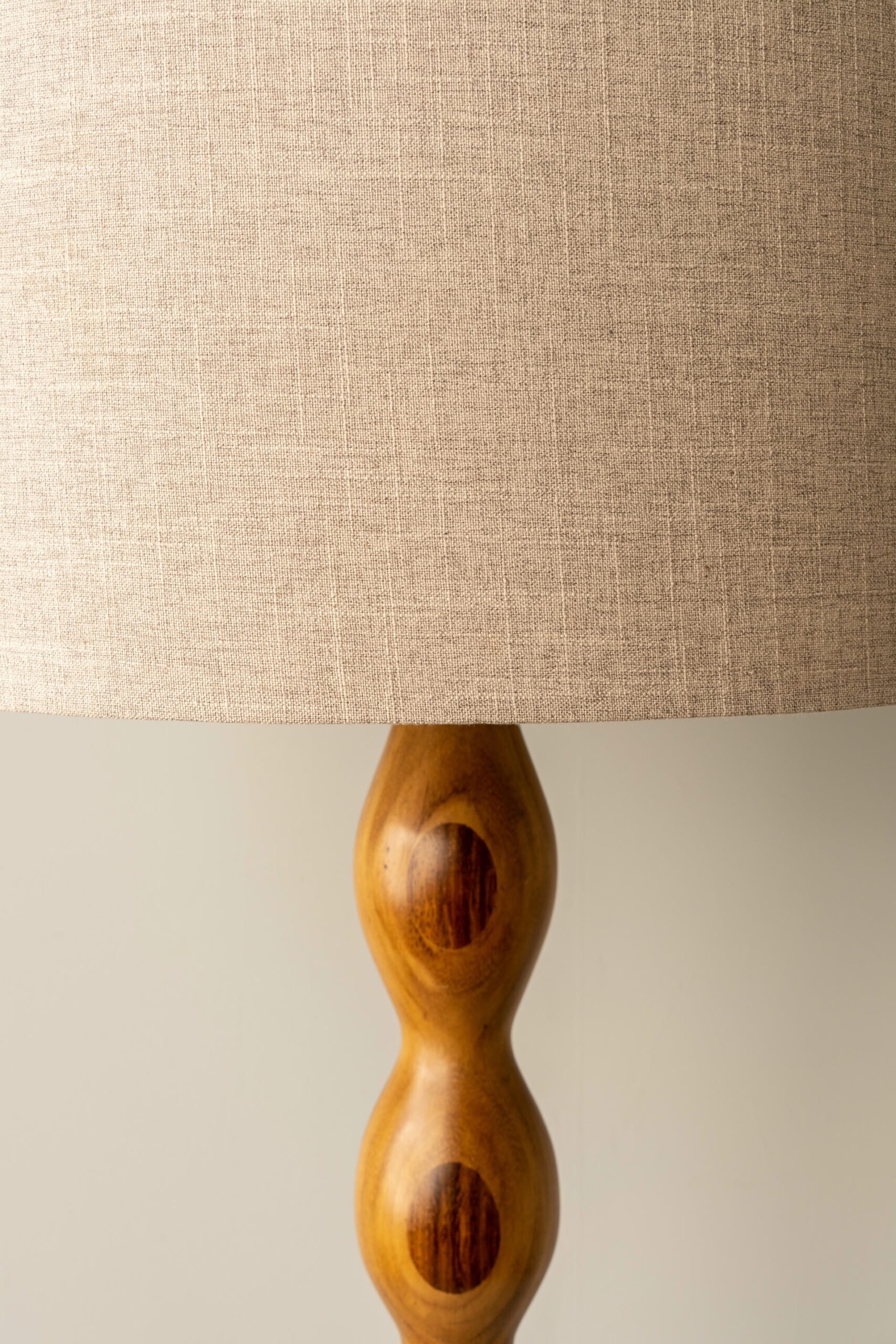Tamarindo Sculpted Wood Glow Floor Lamp by Isabel Moncada 5