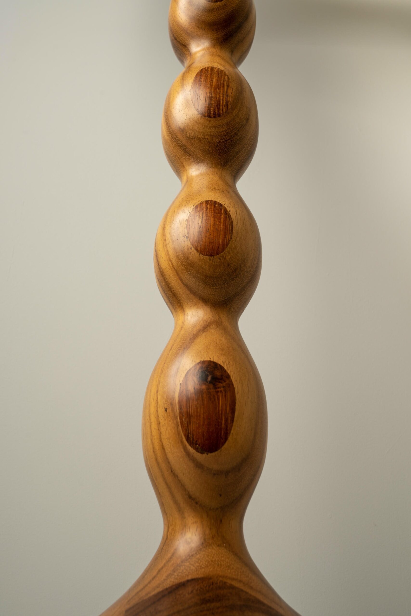 Tamarindo Sculpted Wood Glow Floor Lamp by Isabel Moncada 7
