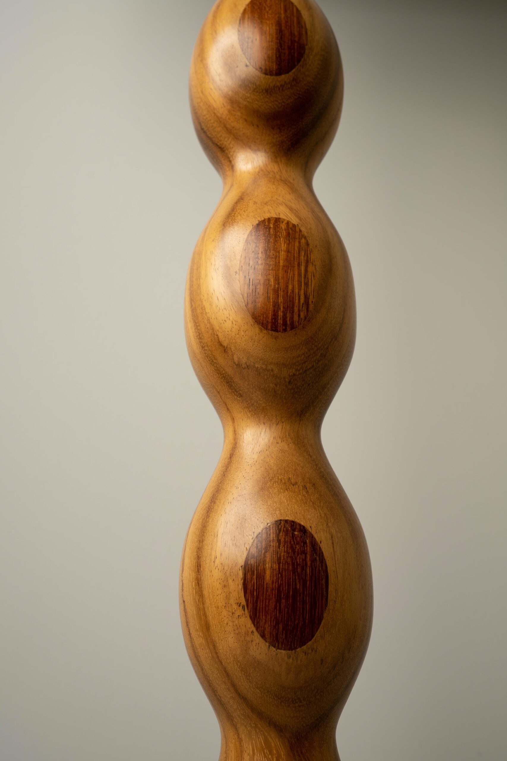 Tamarindo Sculpted Wood Glow Floor Lamp by Isabel Moncada 8