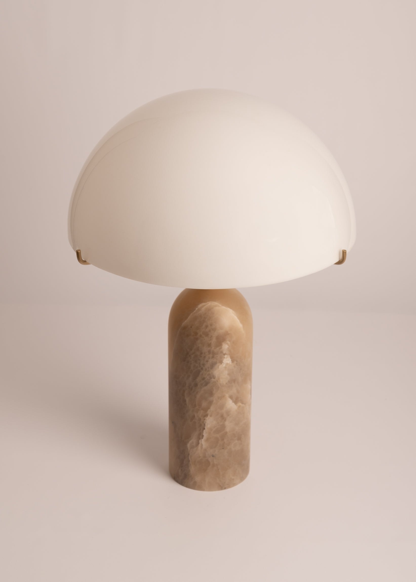 Tobacco Alabaster Peono Table Lamp by Simone Marcel 3