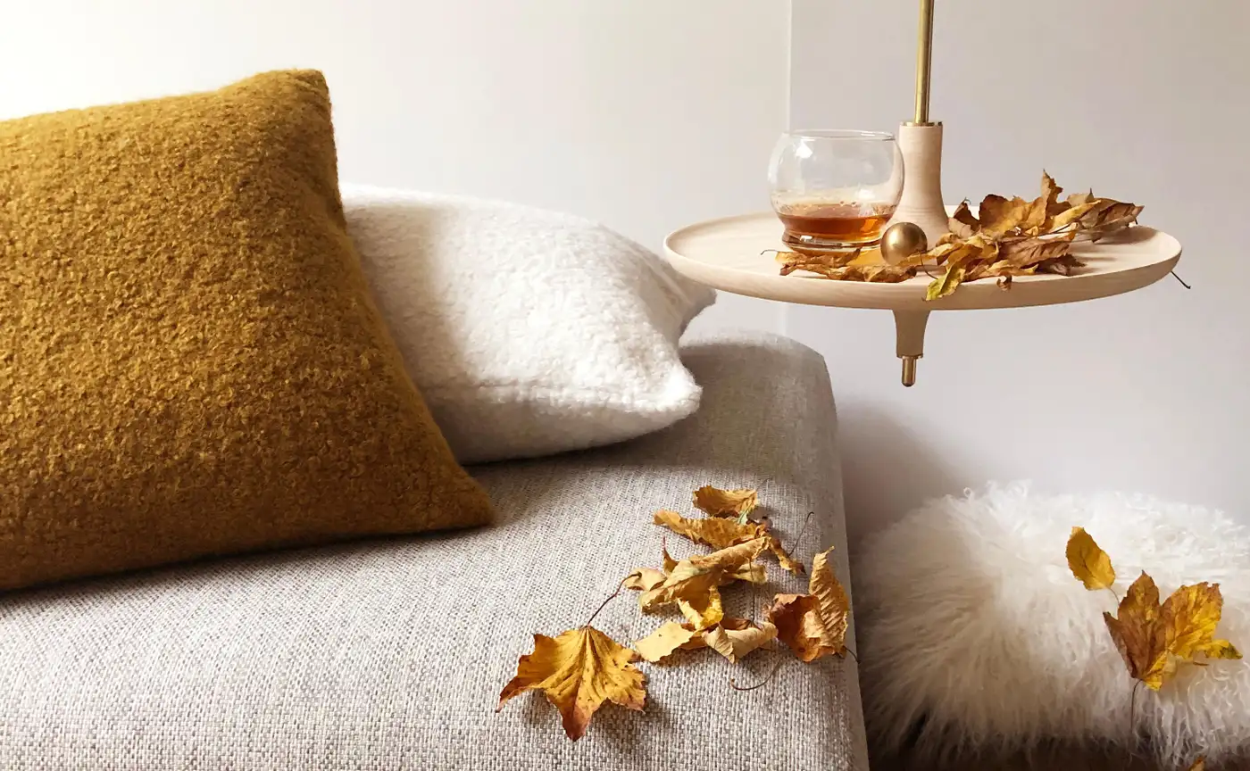 Toupy Bleached Ash And Brass 38 Hanging Table by Mademoiselle Jo 8