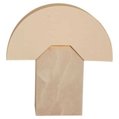 White Alabaster Edna Table Lamp by Simone & Marcel