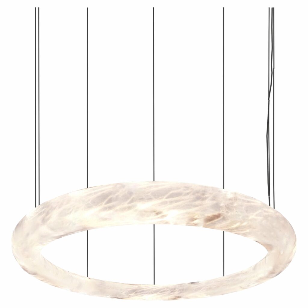 Aura Pendant Light 105 by Alabastro Italiano Modern Glass Metal 1