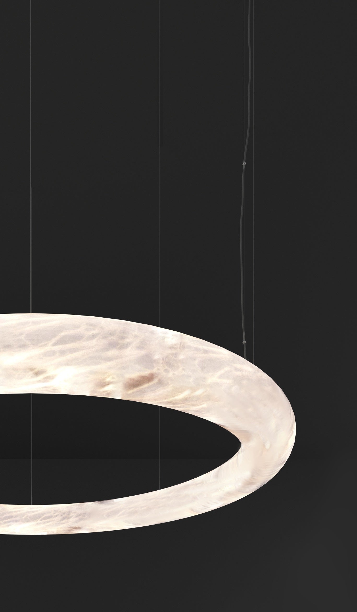 Aura Pendant Light 105 by Alabastro Italiano Modern Glass Metal 3