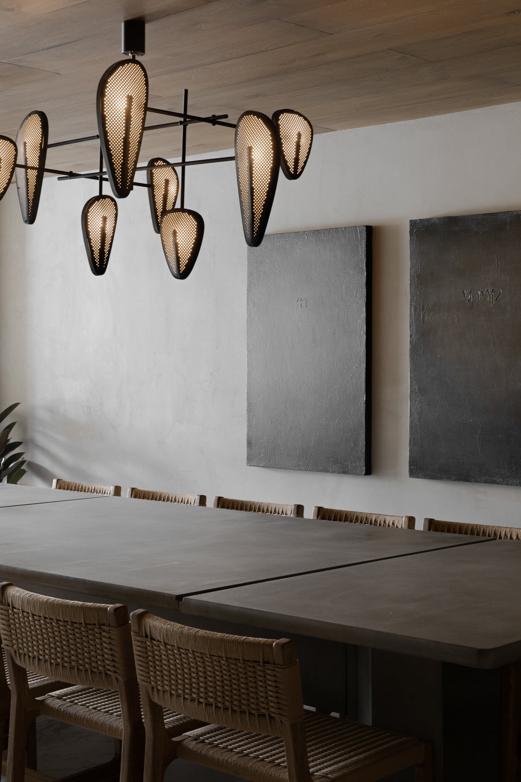 Candelera 02 Brass Hanging Lamp by Federico Stefanovich 13