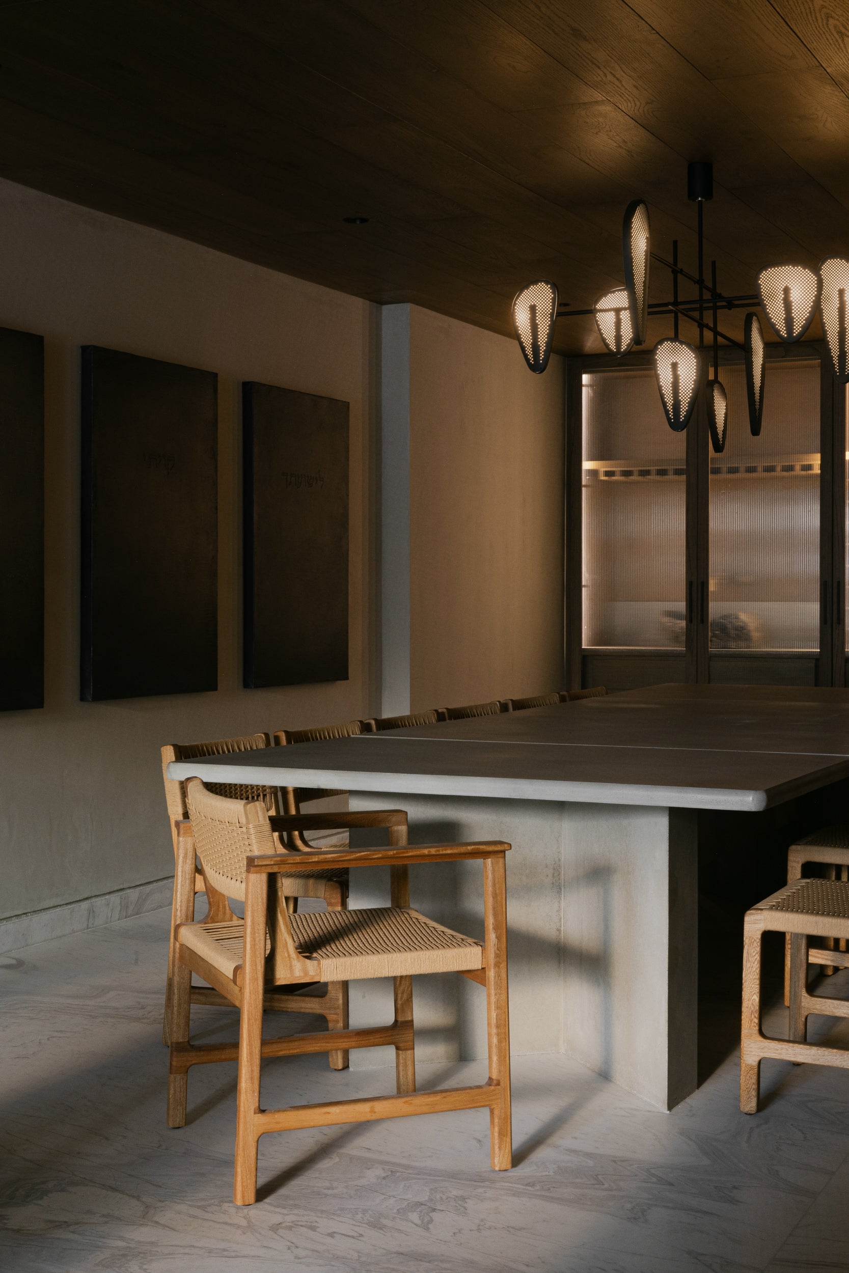 Candelera 02 Brass Hanging Lamp by Federico Stefanovich 2