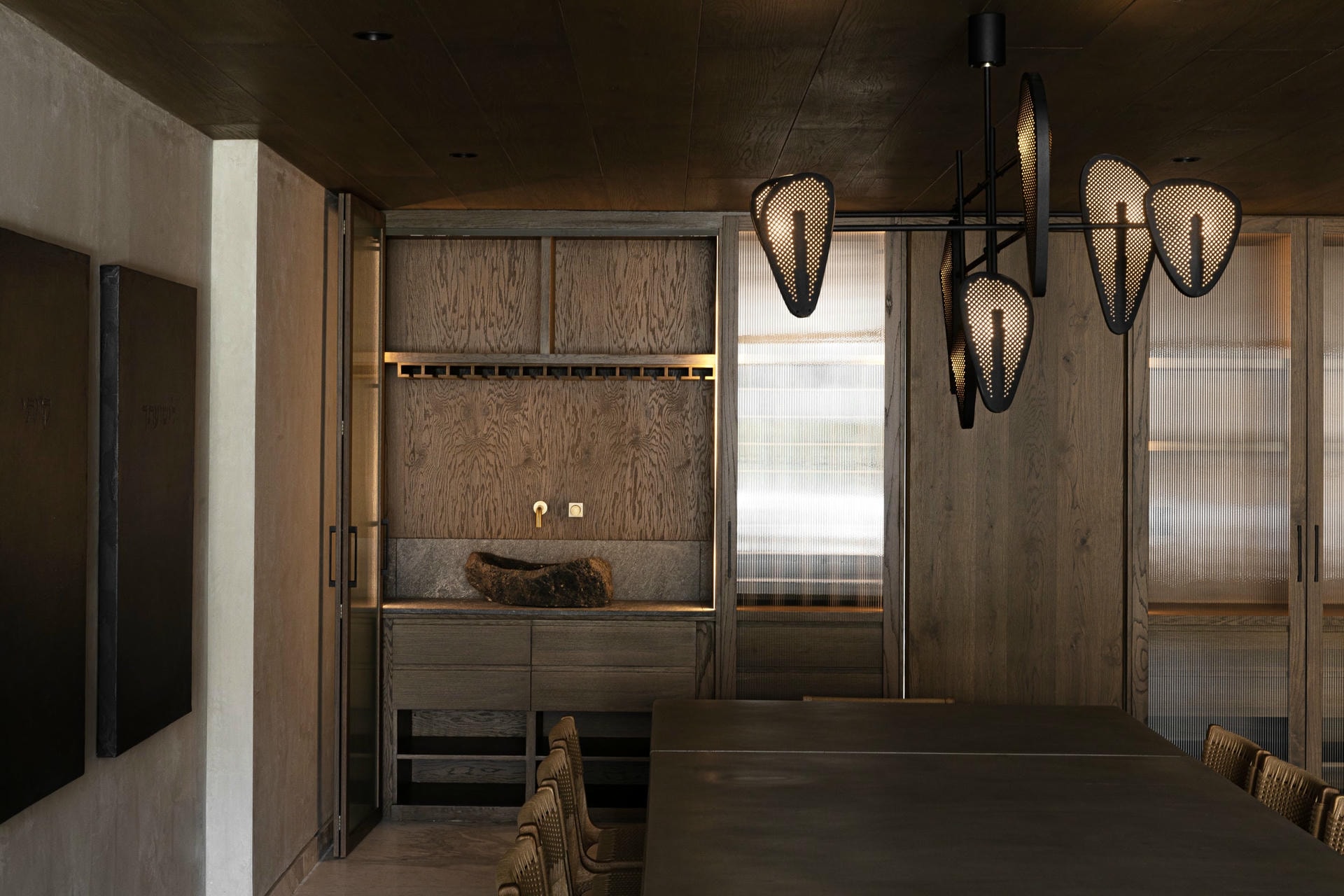 Candelera 02 Brass Hanging Lamp by Federico Stefanovich 5