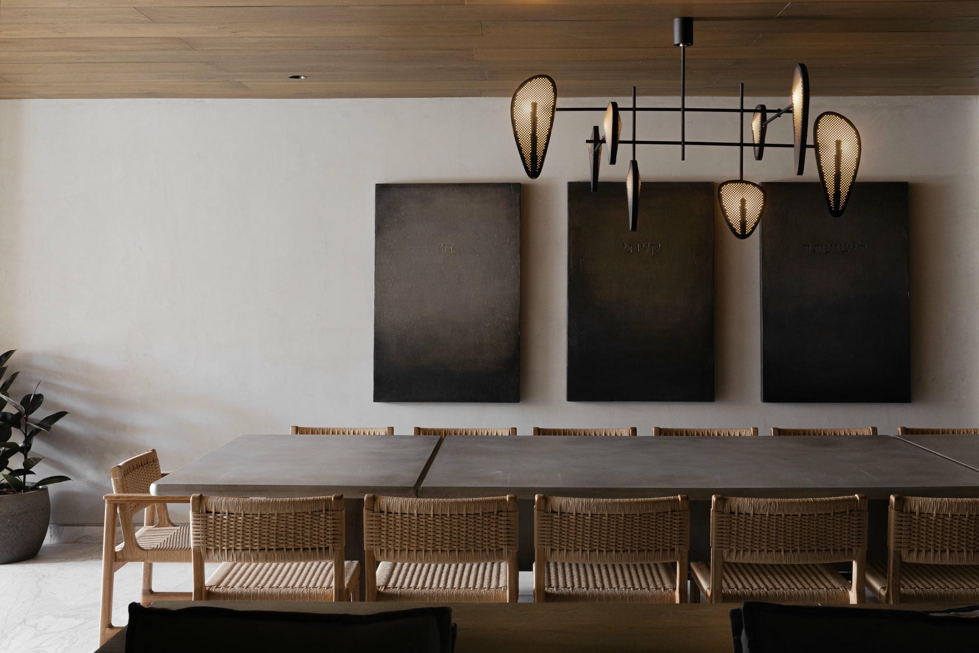 Candelera 02 Brass Hanging Lamp by Federico Stefanovich 9