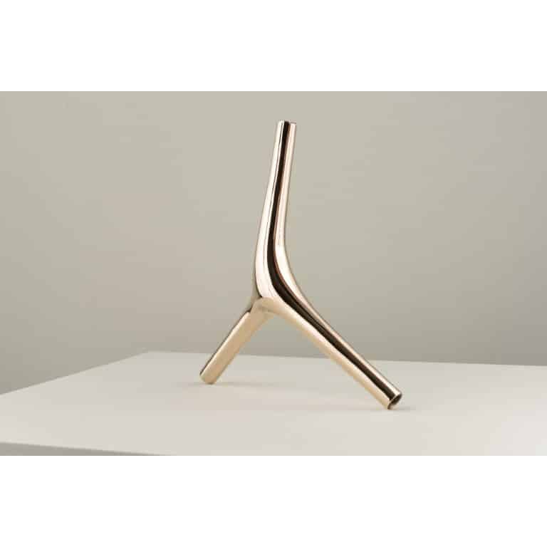 Coffee and Polished Bronze Campamocha Climbing Wall Lamp by Isabel Moncada 6